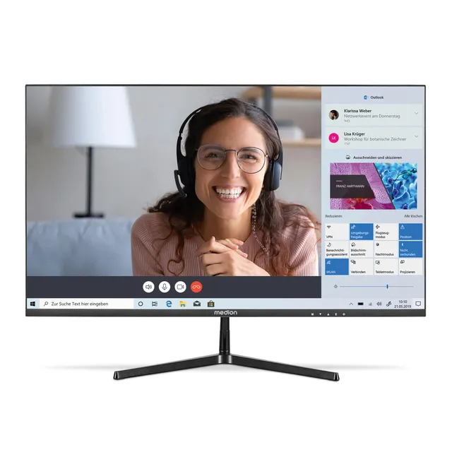 MEDION AKOYA P52218 MD 20150 monitor 22" FHD nero