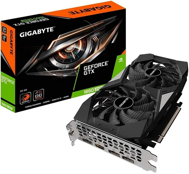 GIGABYTE GTX 1660 Super OC 6G Scheda video 6GB GDDR6 WINDFORCE