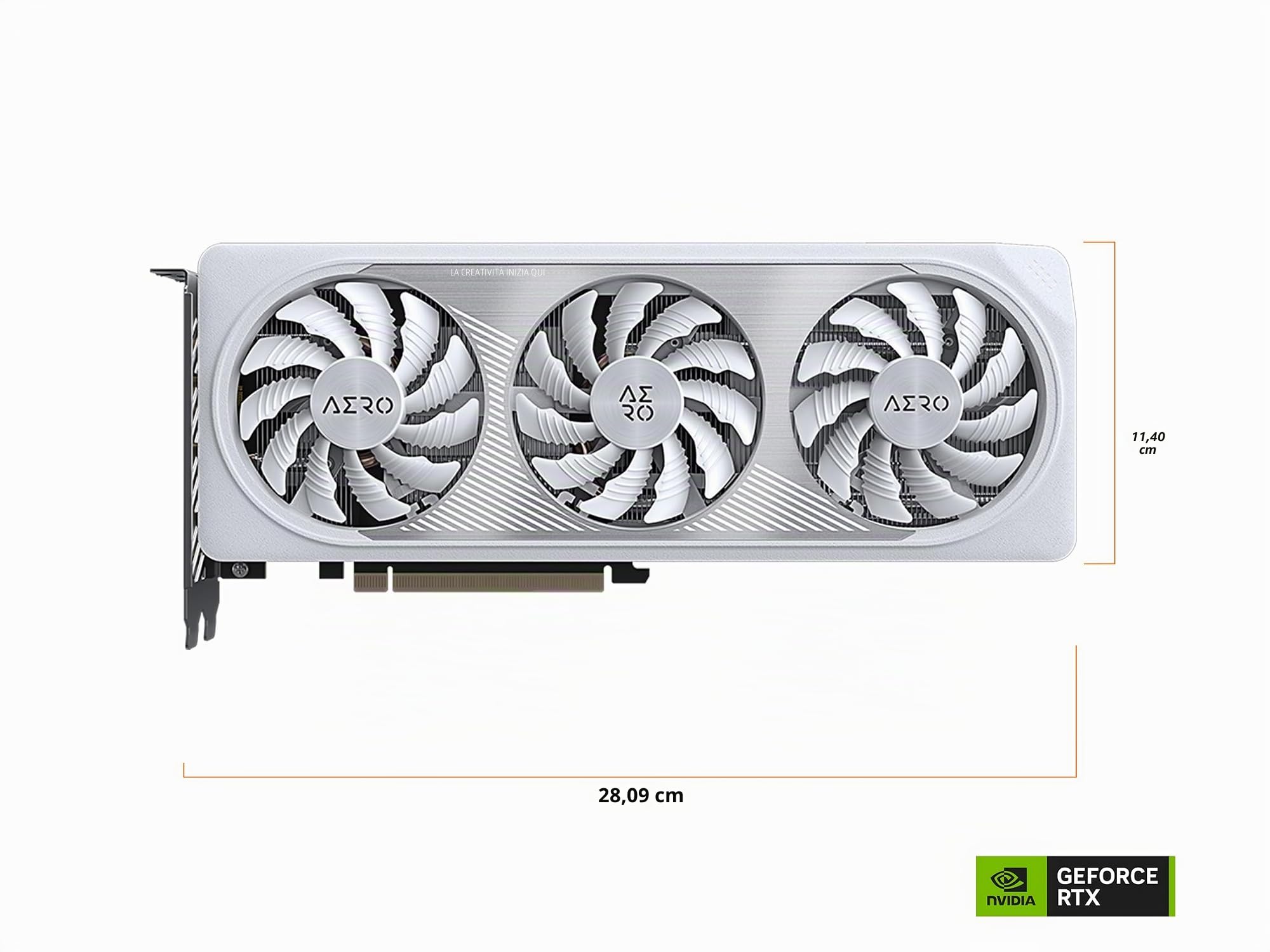 GIGABYTE AERO RTX 4060 OC 8G Scheda Video 8GB GDDR6 DLSS 3