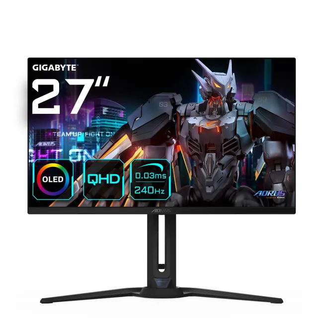 AORUS FO27Q2 monitor gaming OLED 27" QHD 240Hz