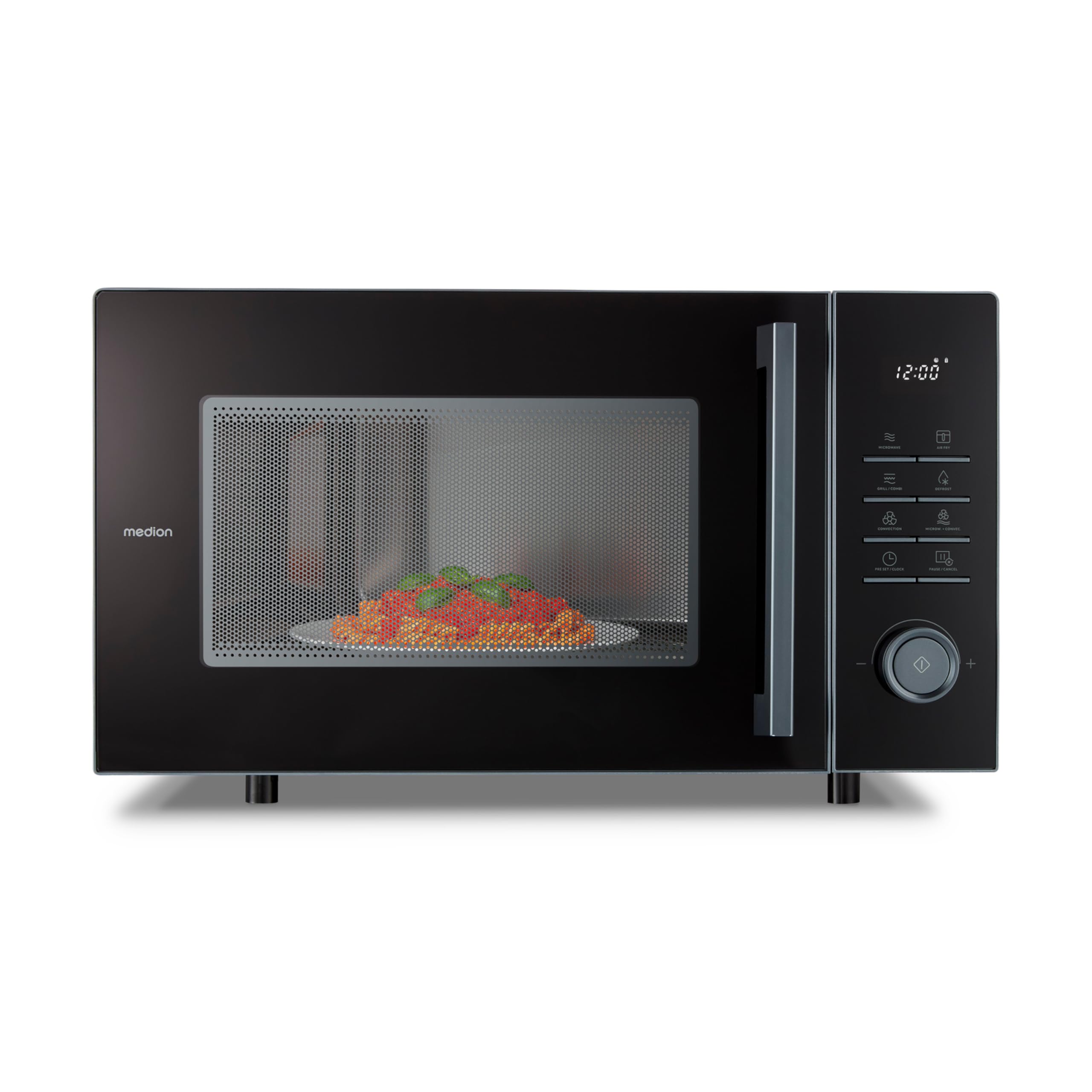 Medion microonde combinato 25L grill friggitrice grigio scuro