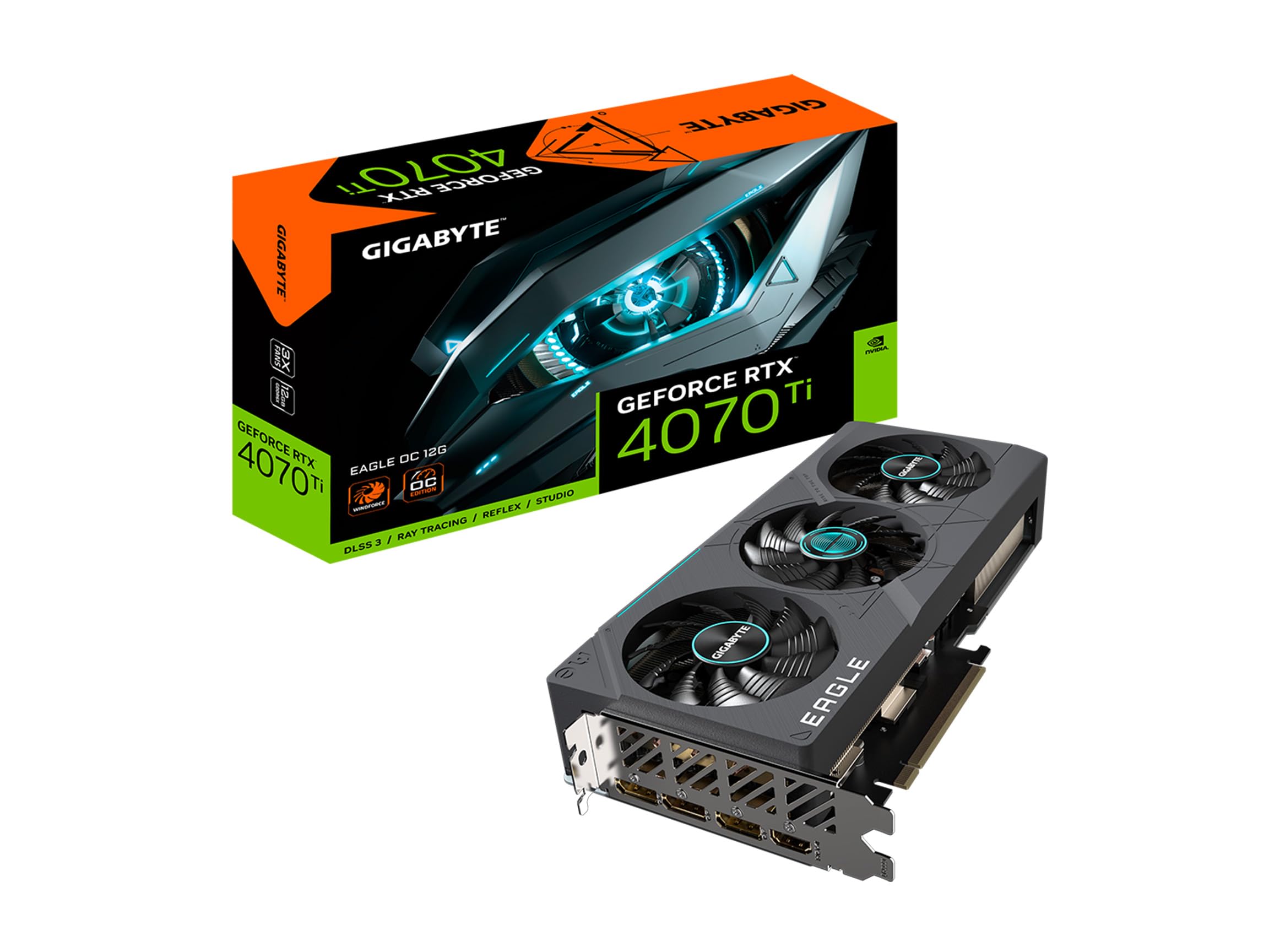 Gigabyte RTX 4070 Ti Eagle OC 12G scheda video 12GB GDDR6X