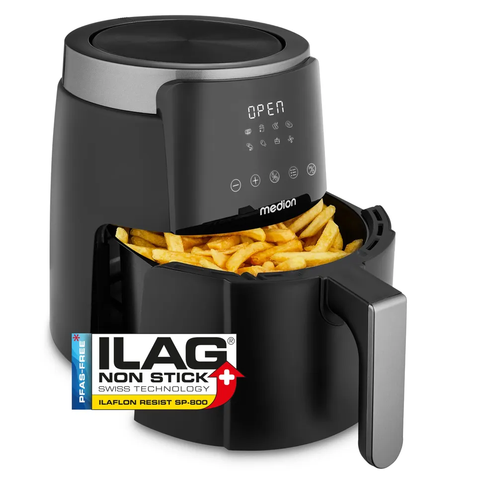 Medion Life P40 L MD13030 friggitrice ad aria 4,7L nera