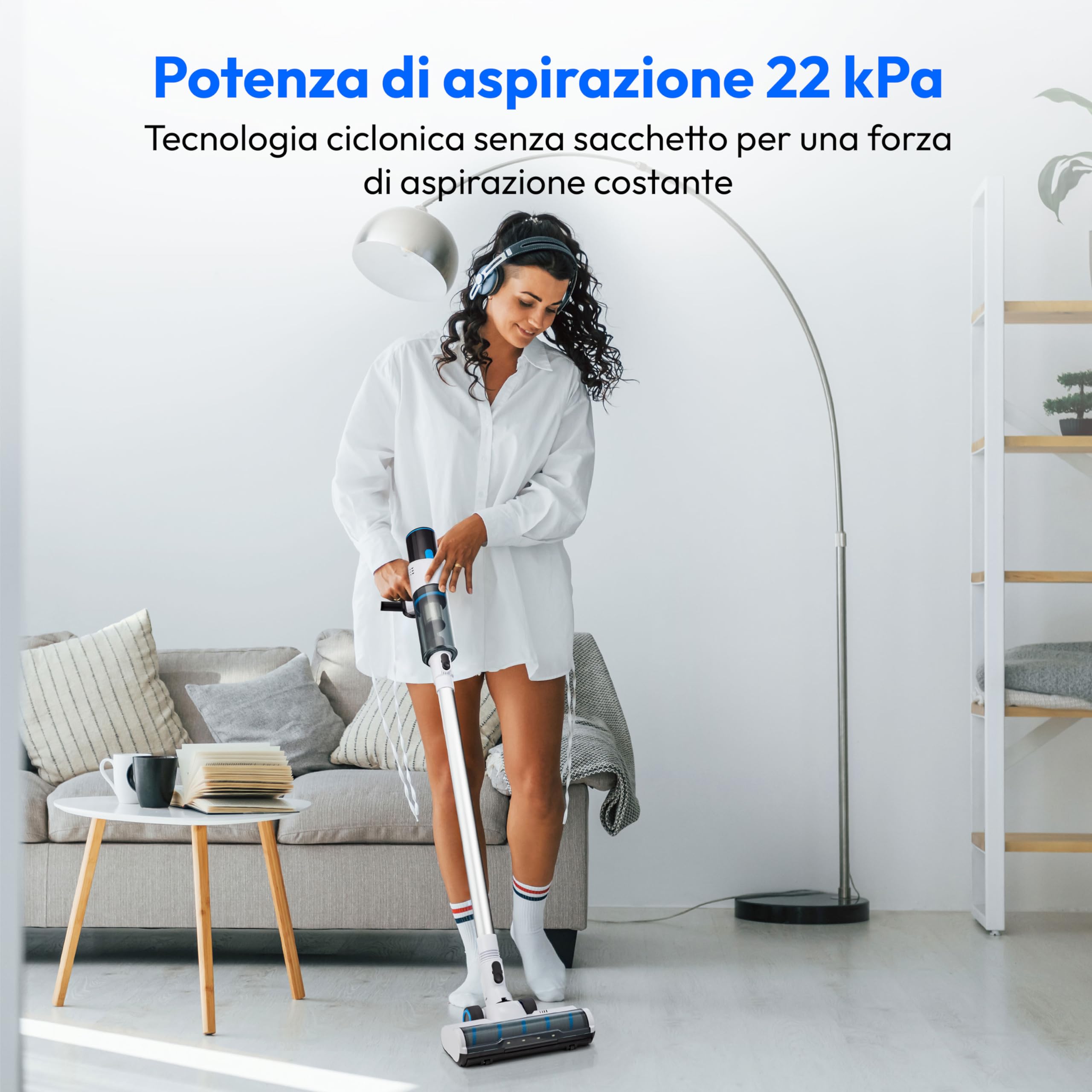 MEDION P250 aspirapolvere verticale senza fili 22kPa