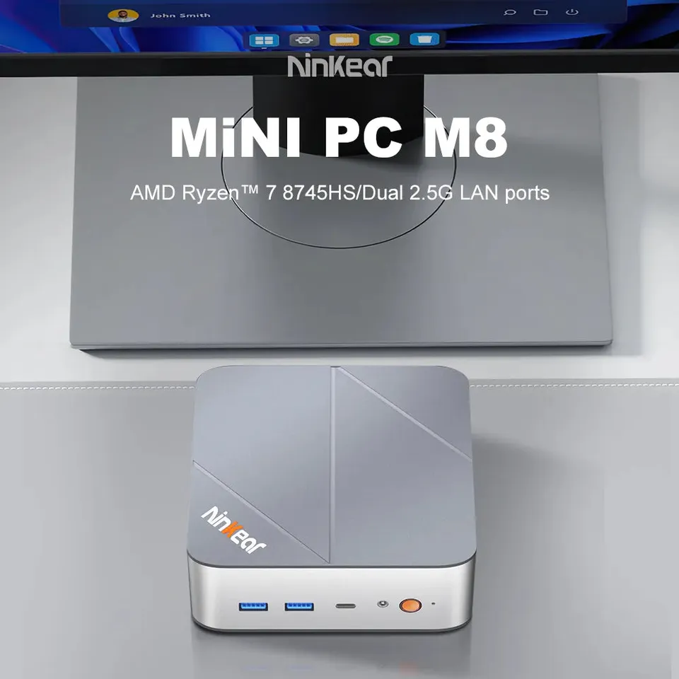 Ninkear M8 Mini PC Ryzen 7 8745HS Compatto