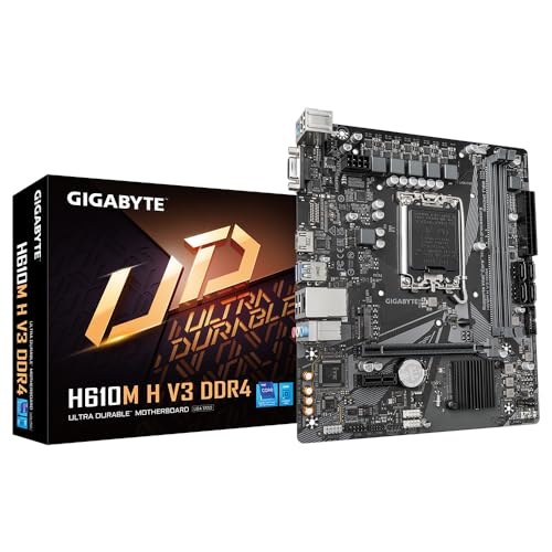 GIGABYTE H610M H V3 scheda madre Intel LGA1700 DDR4