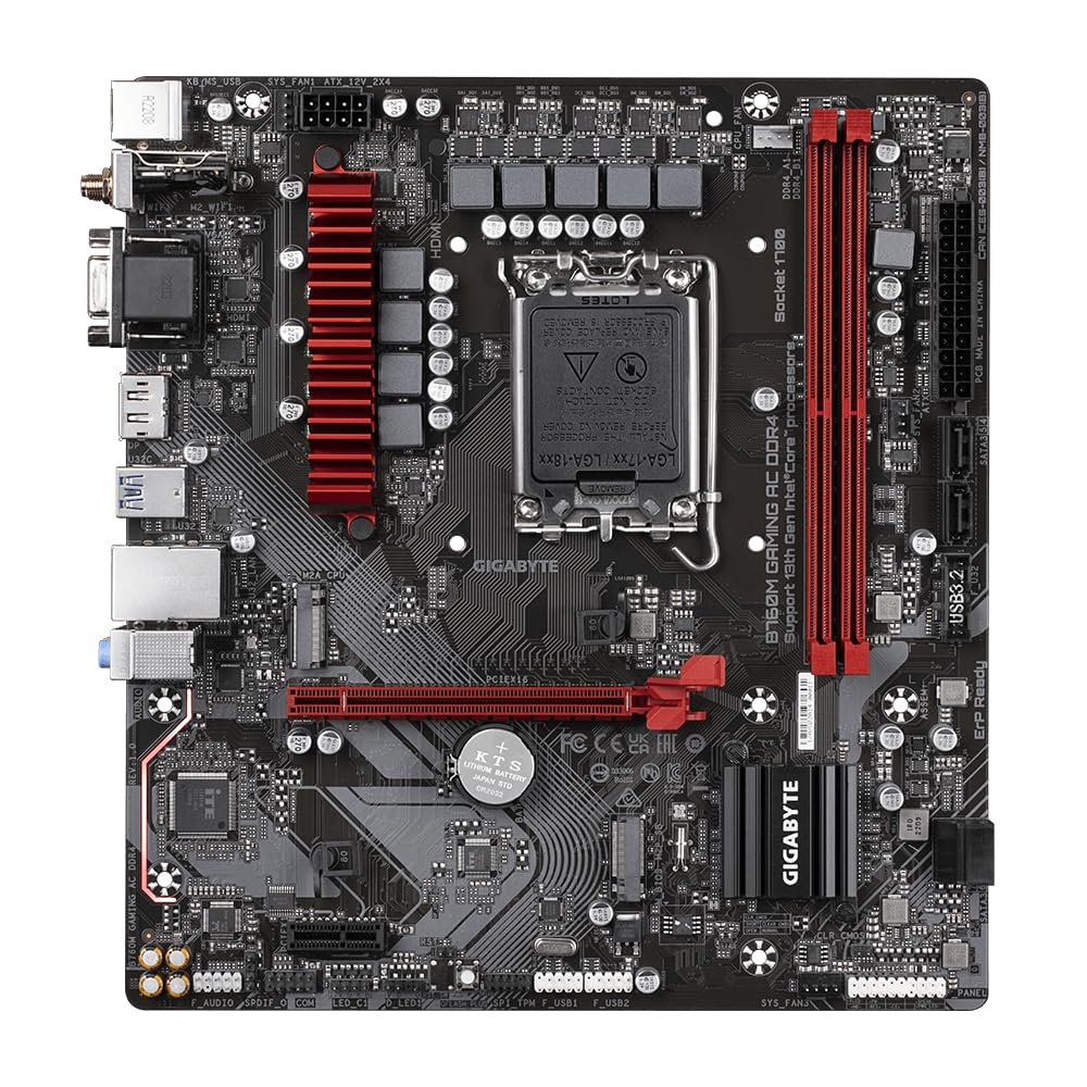 GIGABYTE B760M Gaming AC DDR4 scheda madre Wi-Fi