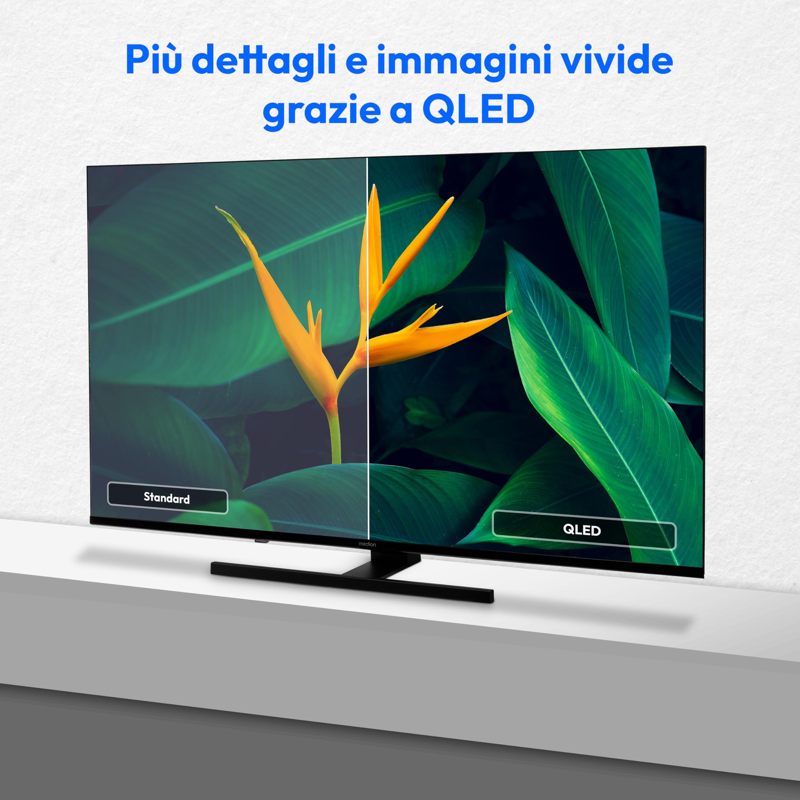 Medion MD843700 TV 43 pollici QLED 4K Google TV