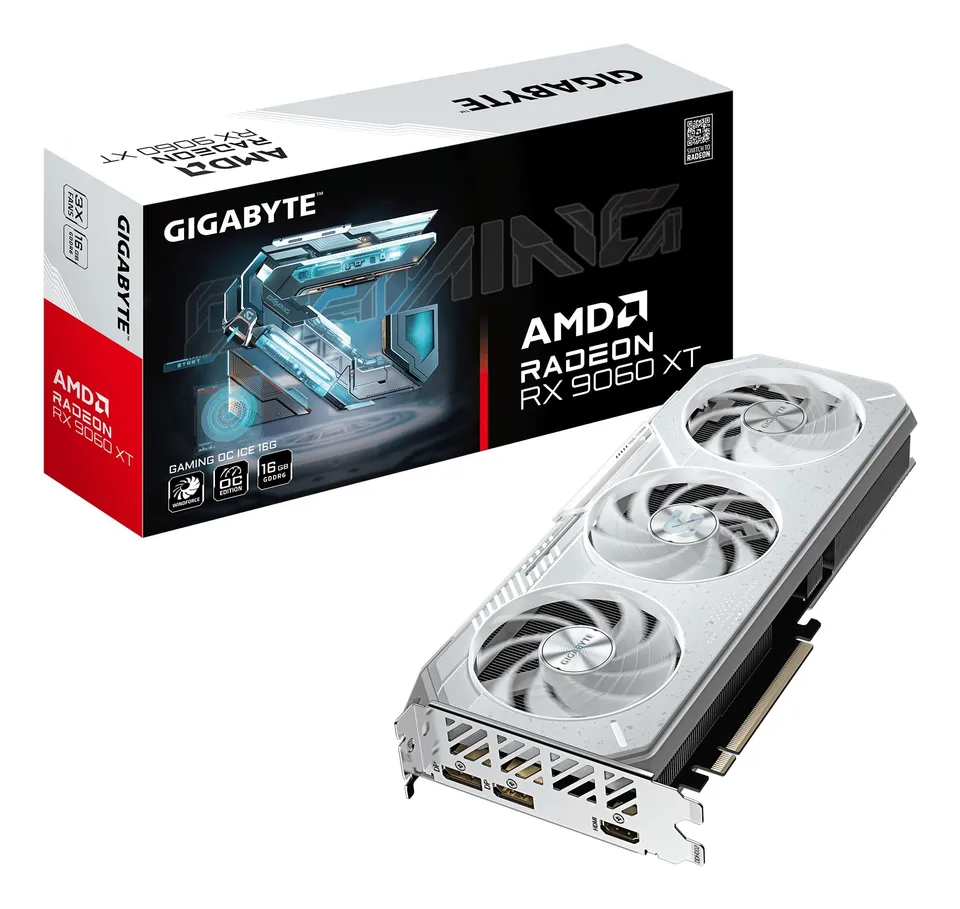 Gigabyte RX 9060 XT GAMING OC ICE 16GB scheda video GDDR6