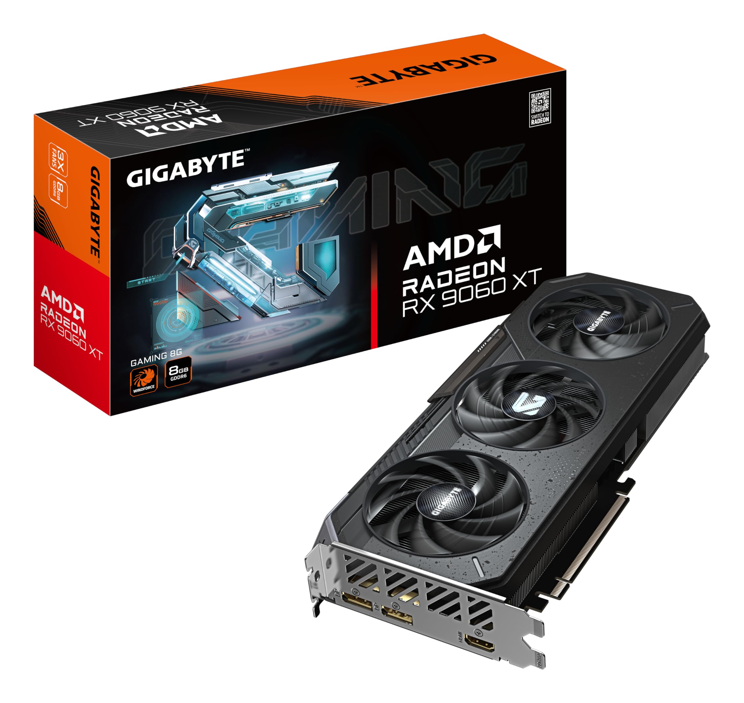 Gigabyte RX 9060 XT Gaming 8G scheda video 8GB