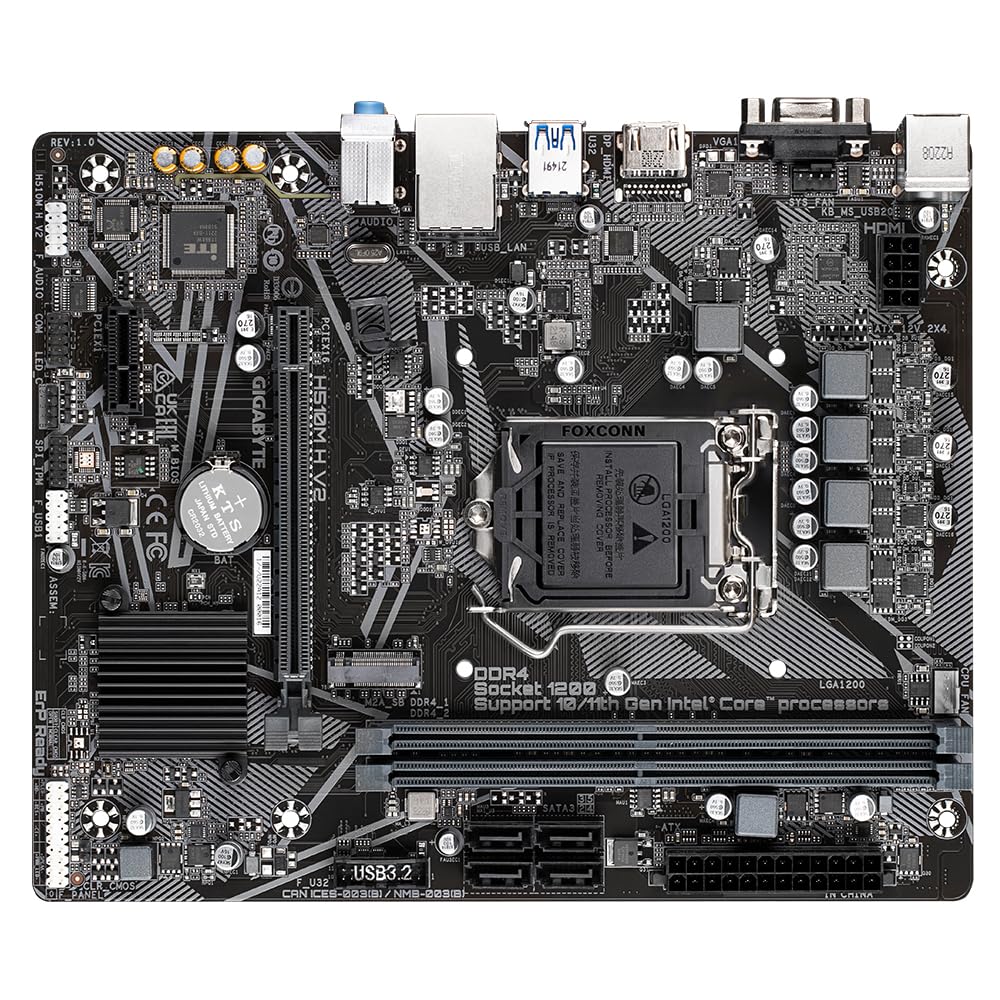 GIGABYTE H510M H V2 scheda madre micro ATX DDR4 LGA1200