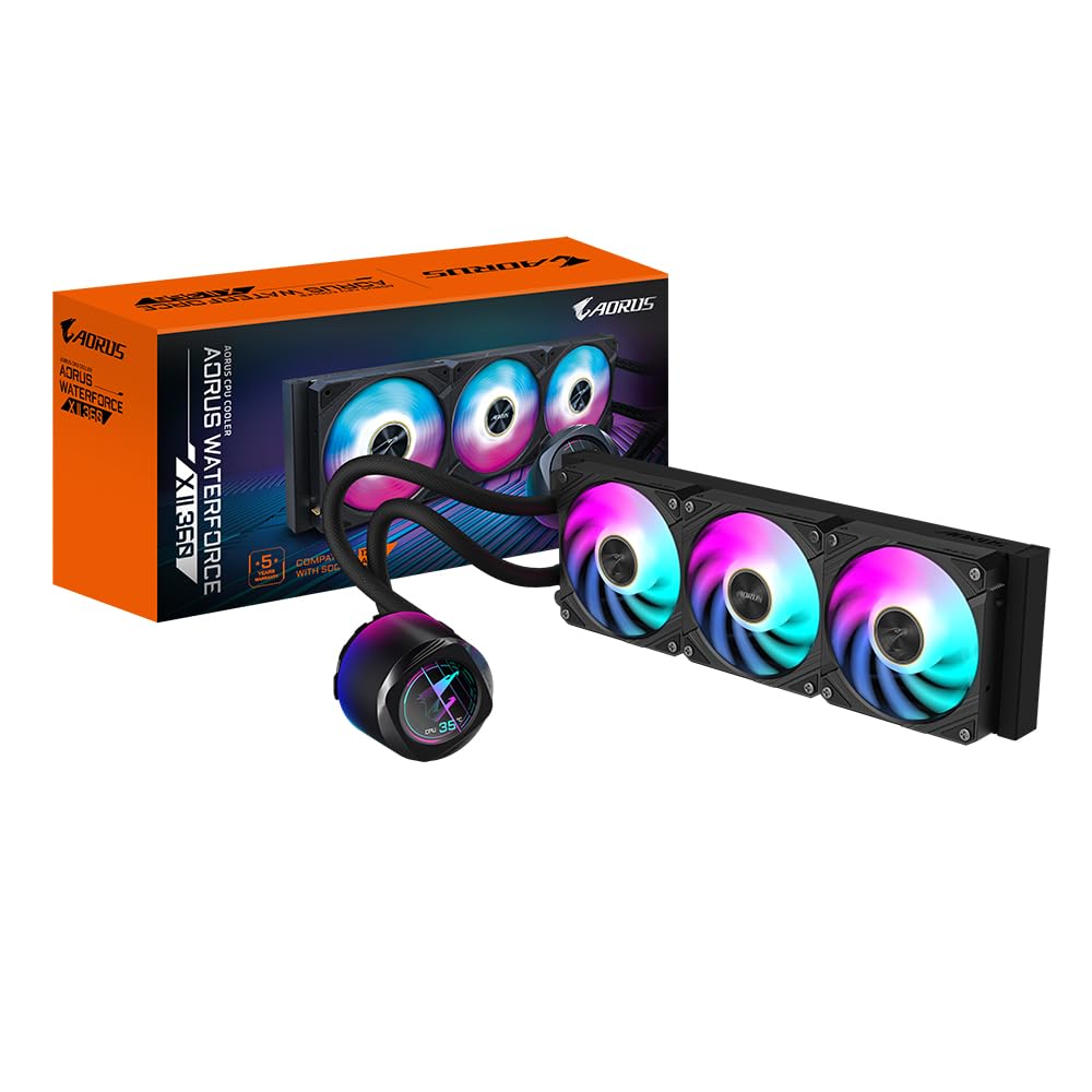 Gigabyte Aorus Waterforce II 360 ICE dissipatore bianco