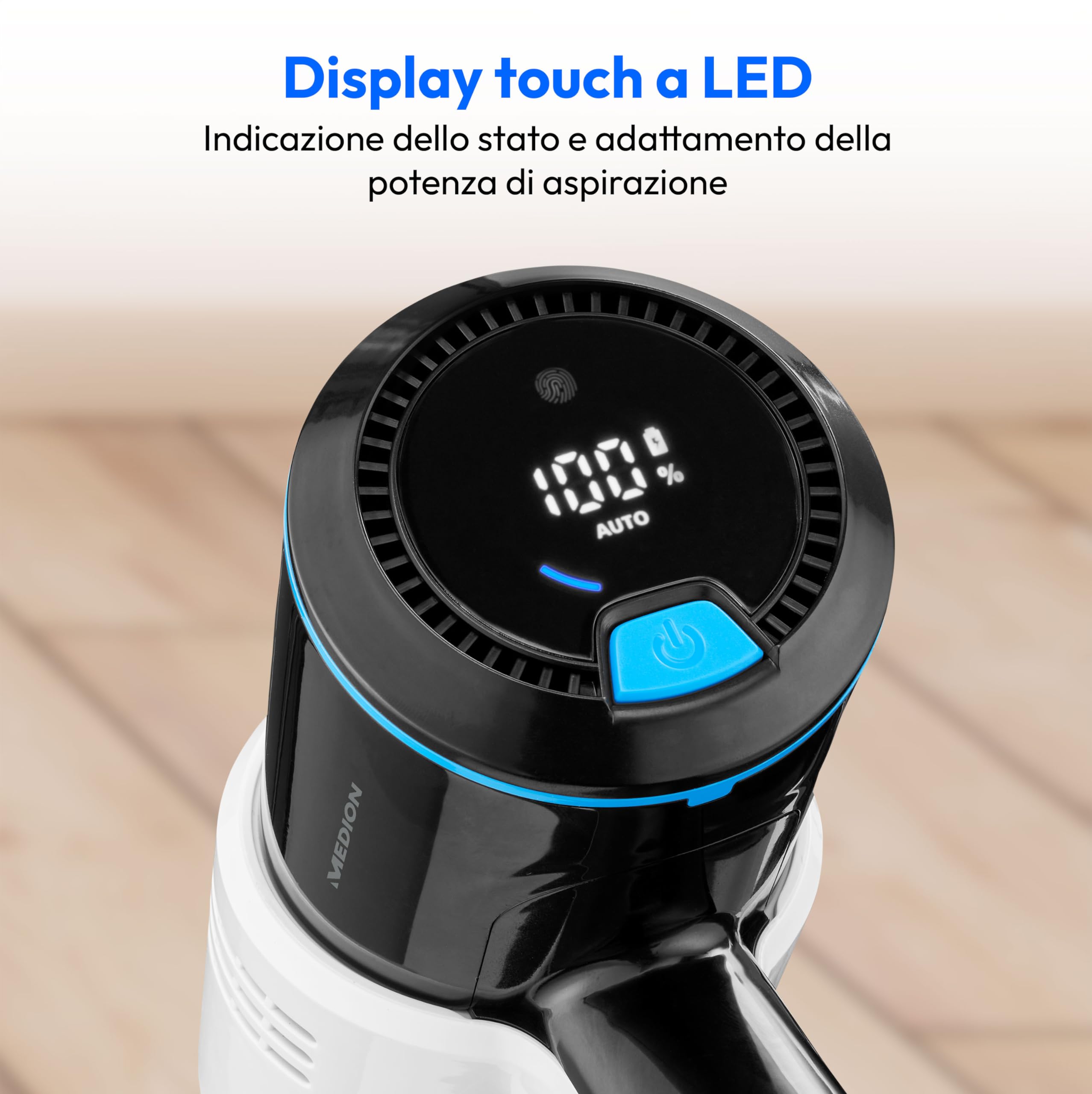 MEDION P250 aspirapolvere verticale senza fili 22kPa