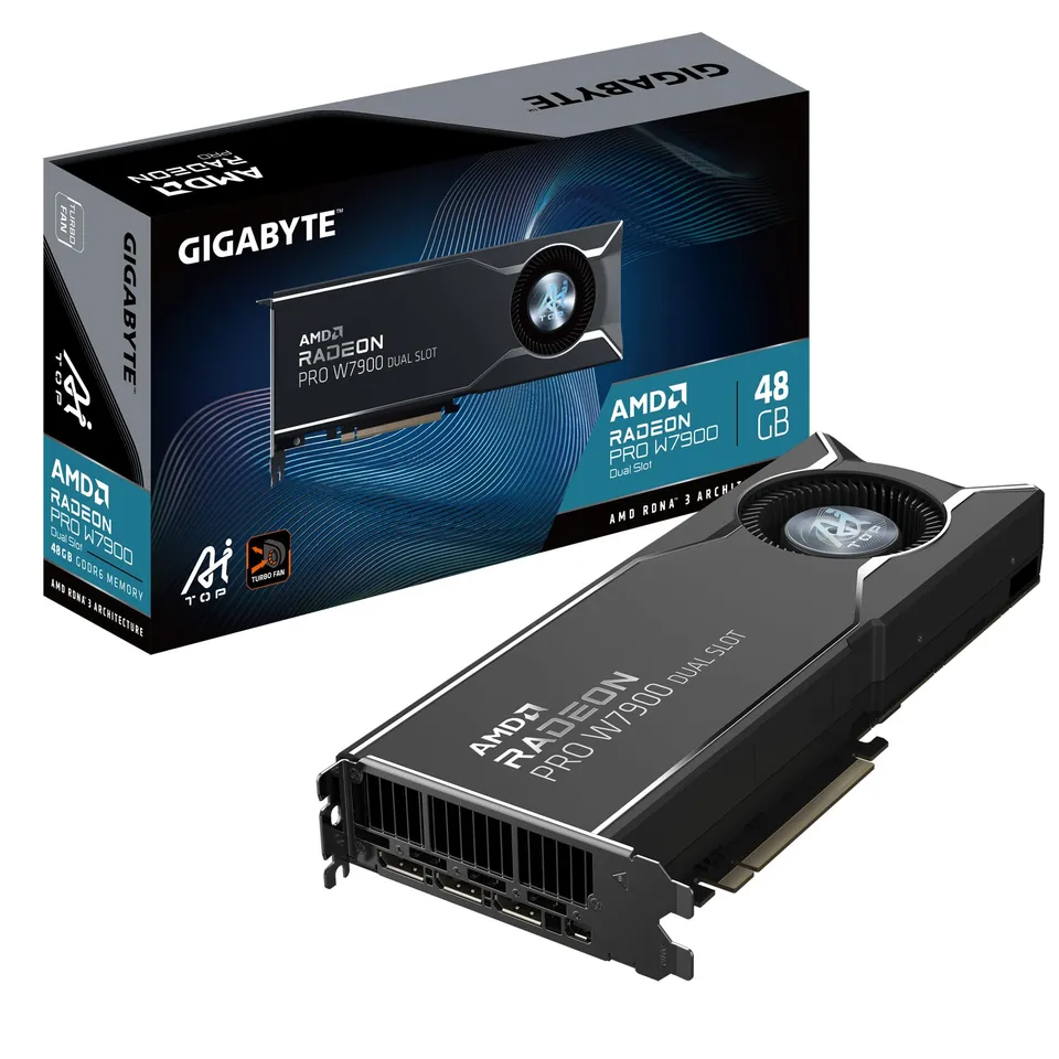 Gigabyte Radeon Pro W7900 AI Top 48G scheda video 48GB