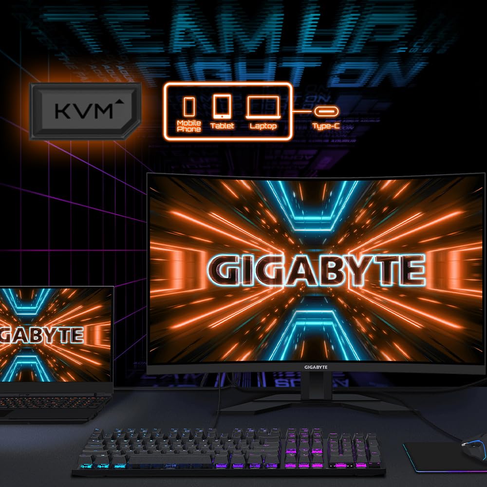 GIGABYTE M32QC monitor gaming curvo QHD 31,5" 165 Hz