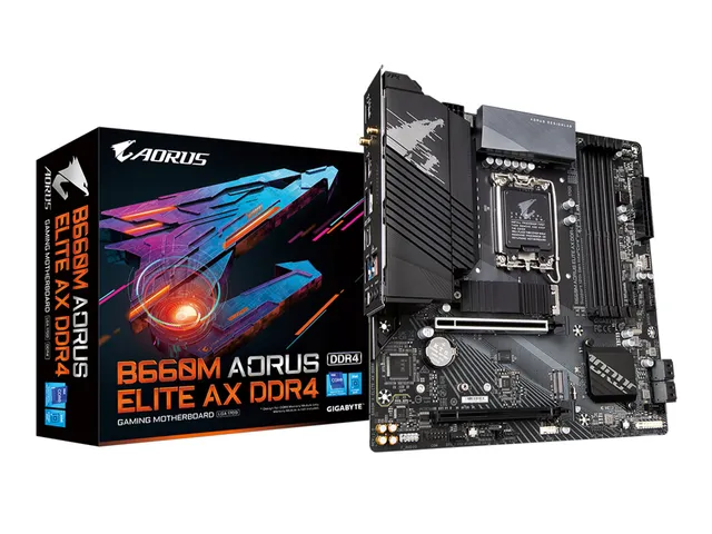 Gigabyte B660M Aorus Elite AX DDR4 scheda madre WiFi 6E