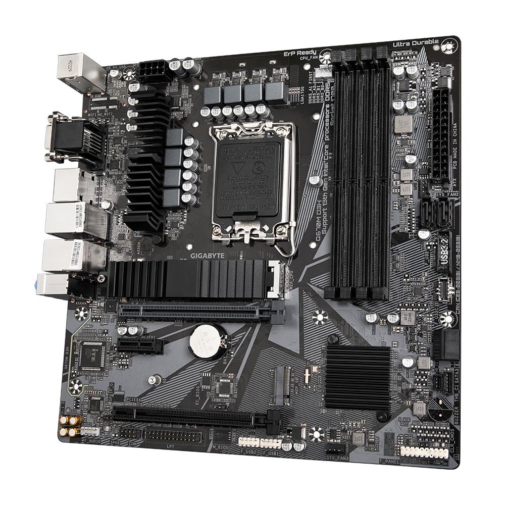 GIGABYTE Q670M D3H Scheda Madre DDR5 LGA1700
