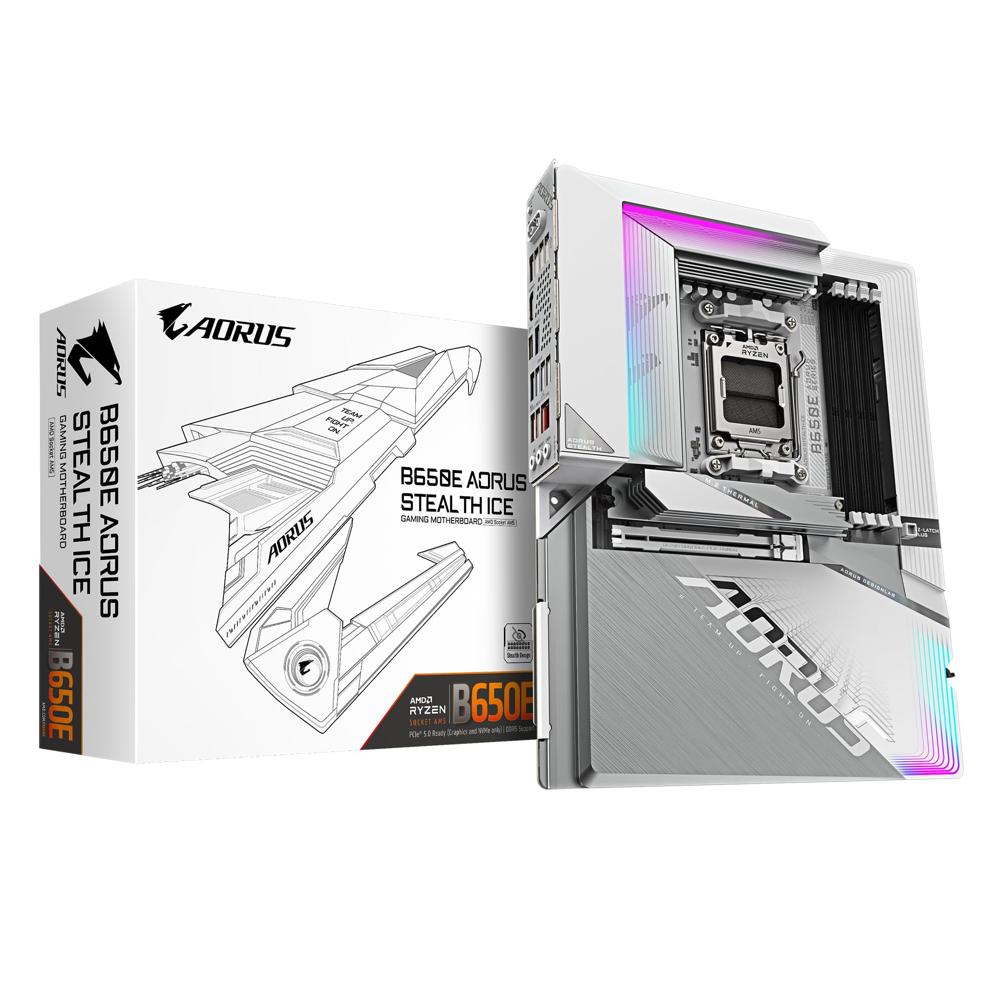 Gigabyte B650E Aorus Stealth Ice scheda madre AM5 DDR5 WiFi 7