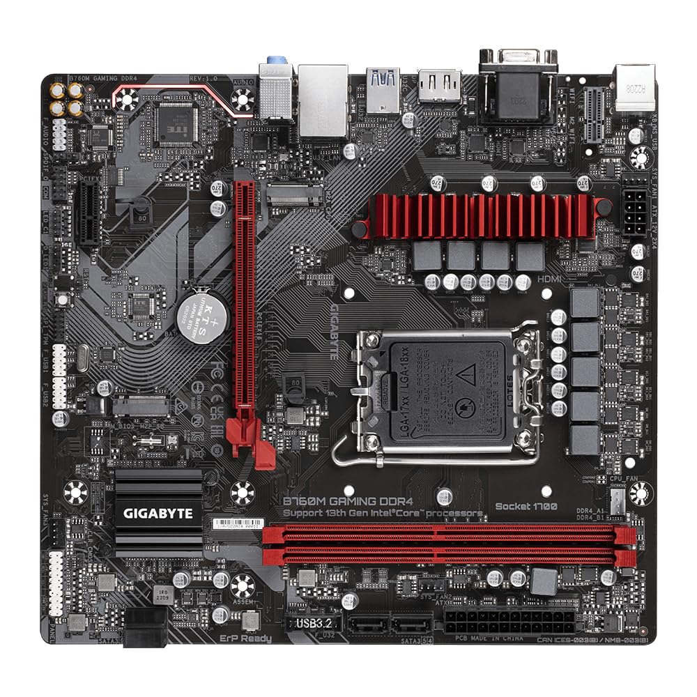 GIGABYTE B760M GAMING DDR4 scheda madre micro ATX LGA1700