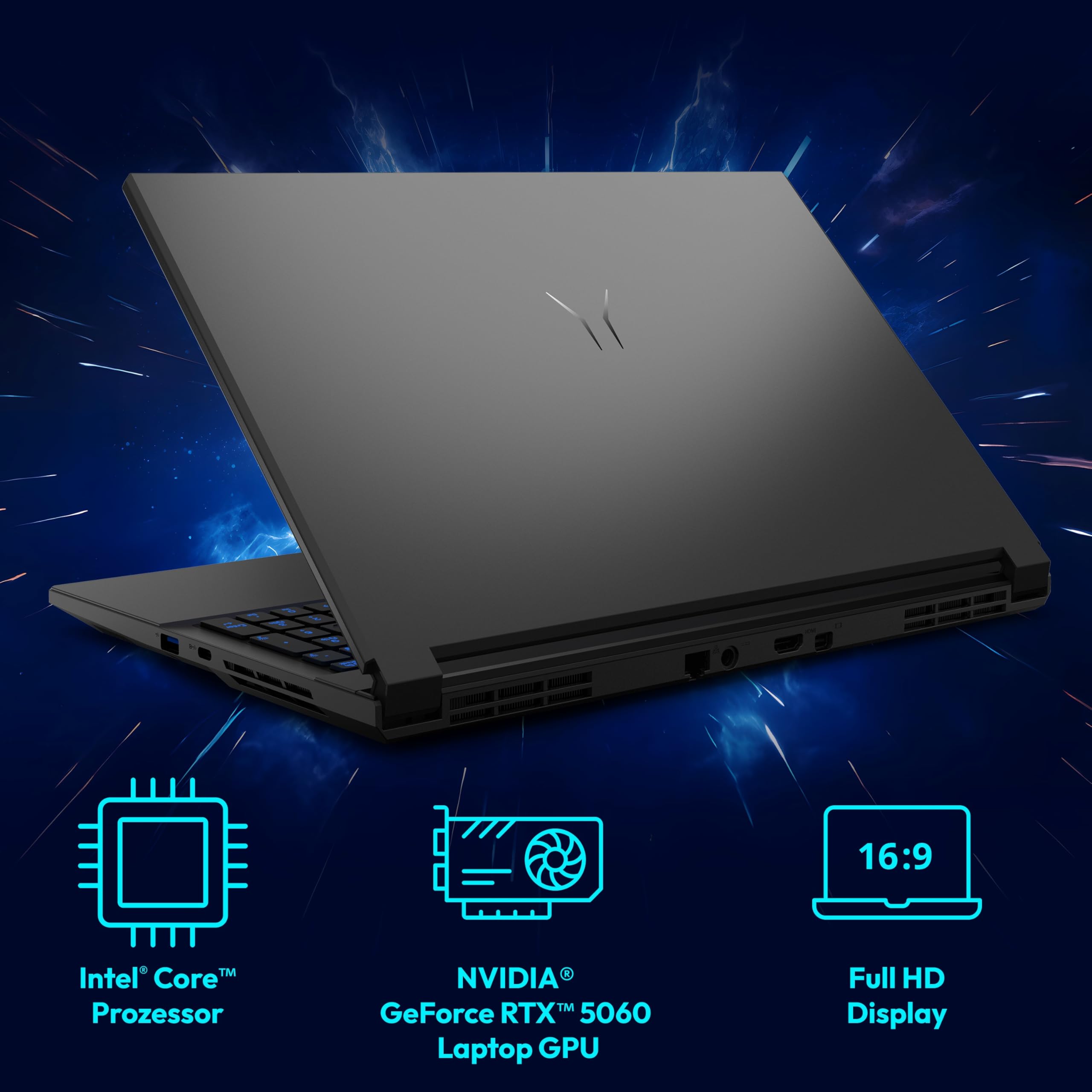ERAZER Defender 17 P1 Notebook Gaming 17,3" RTX 5060