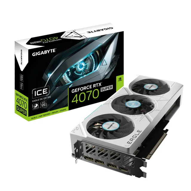 Gigabyte GeForce RTX 4070 Super Eagle Ice 12G scheda video 12GB