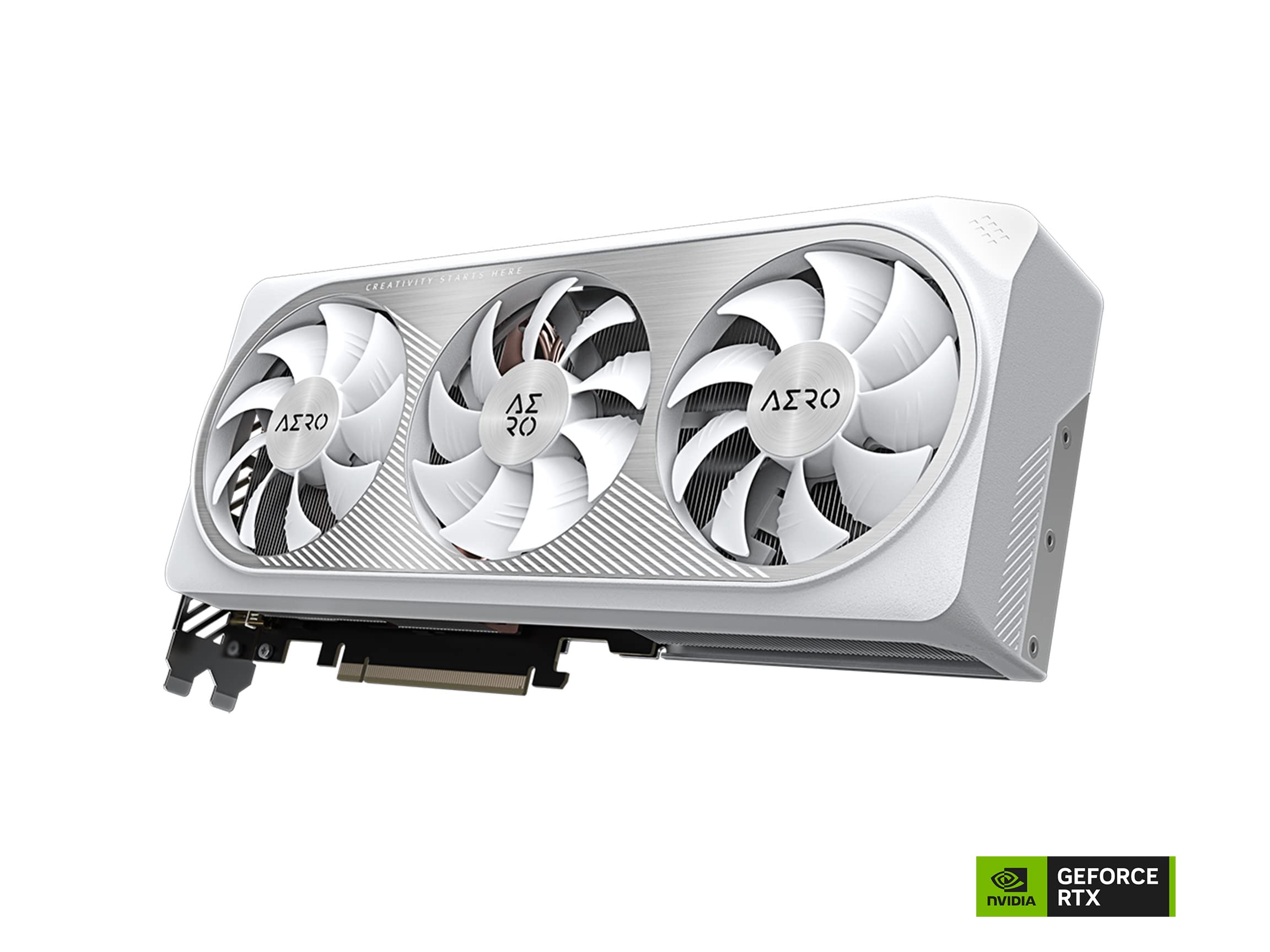 Gigabyte RTX 4070 Aero OC 12G scheda video GDDR6X bianca