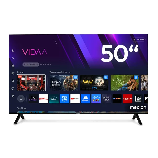 Medion MD 850601 TV QLED 50 pollici 4K Smart Vidaa