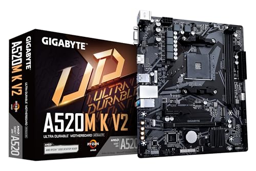 Gigabyte A520M K V2 Scheda Madre AM4 Micro ATX