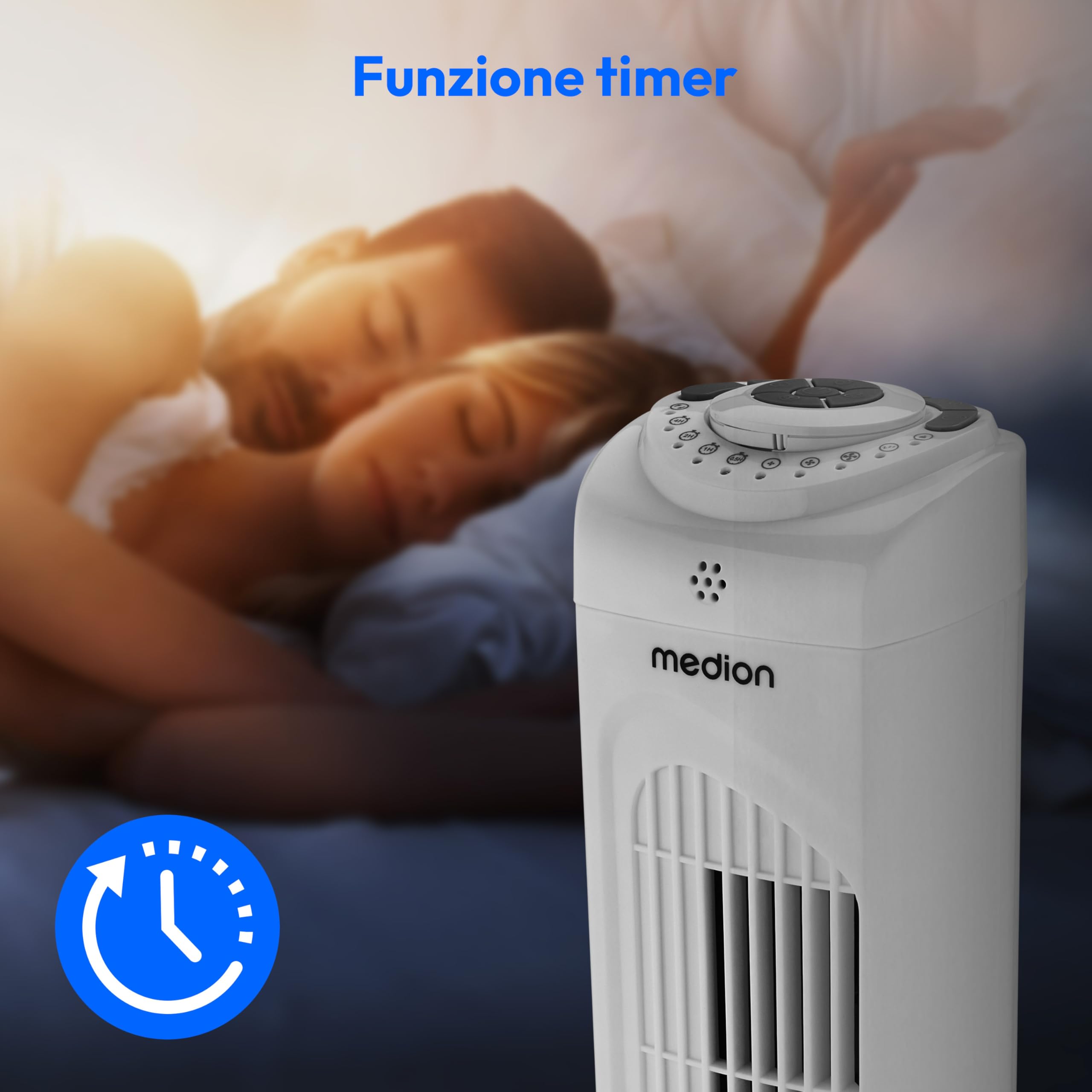 MEDION E11 TF MD12067 ventilatore a torre bianco 45W
