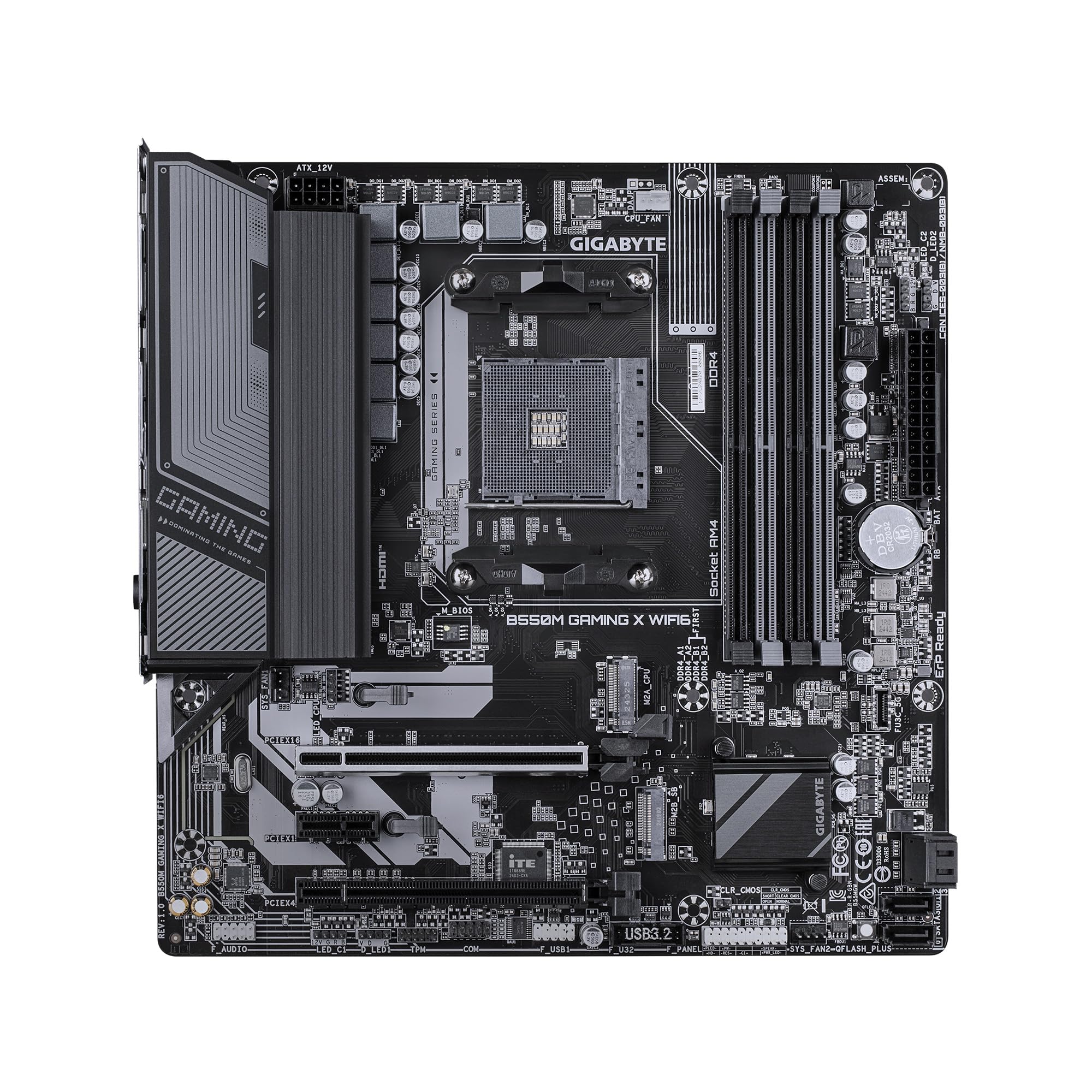Gigabyte B550M Gaming X WIFI6 Scheda Madre Micro-ATX AM4