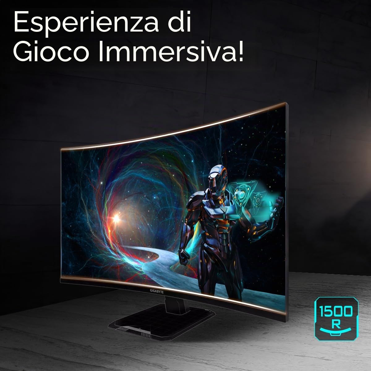 GIGABYTE GS32QCA monitor curvo 31,5" QHD 180Hz