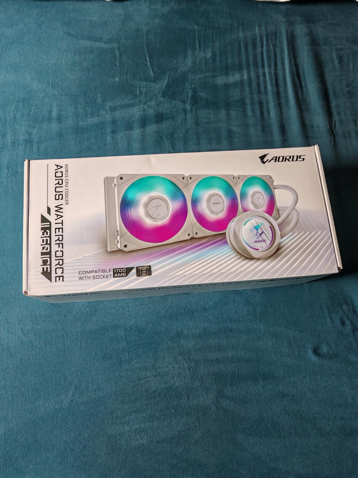 Gigabyte Aorus Waterforce II 360 ICE dissipatore bianco