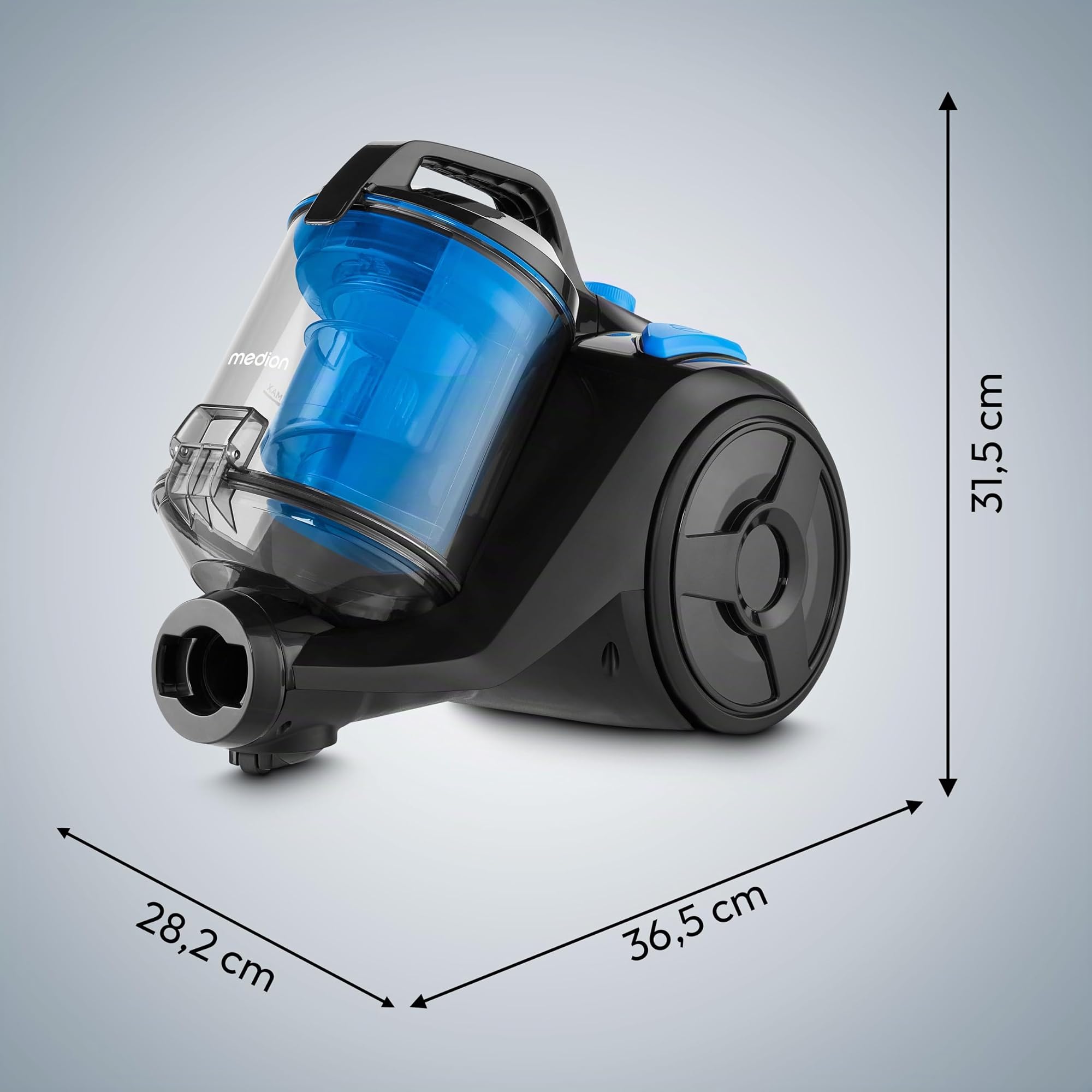MEDION E2001 aspirapolvere senza sacco 800W 2L