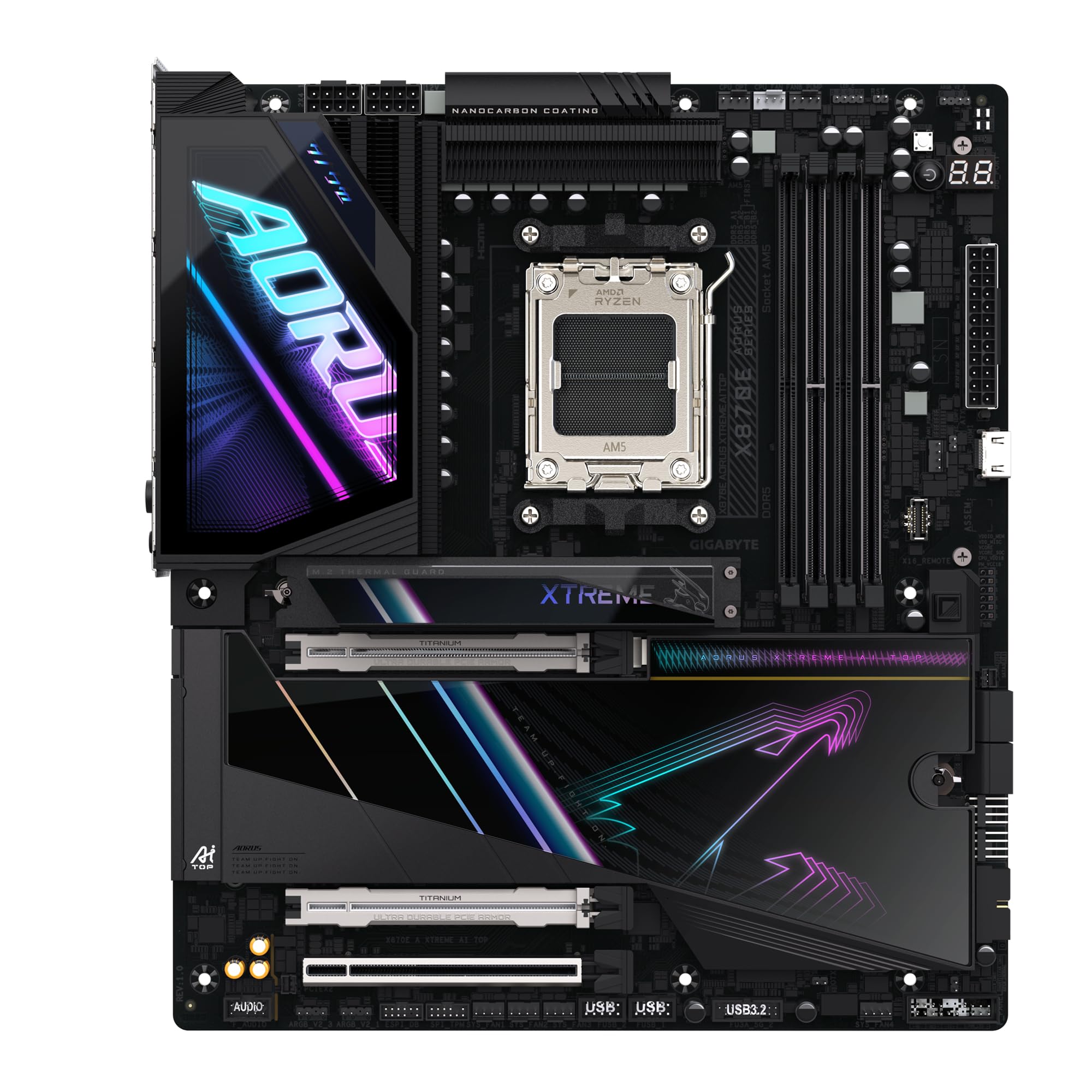 GIGABYTE X870E AORUS XTREME AI TOP scheda madre AM5 Wi-Fi 7