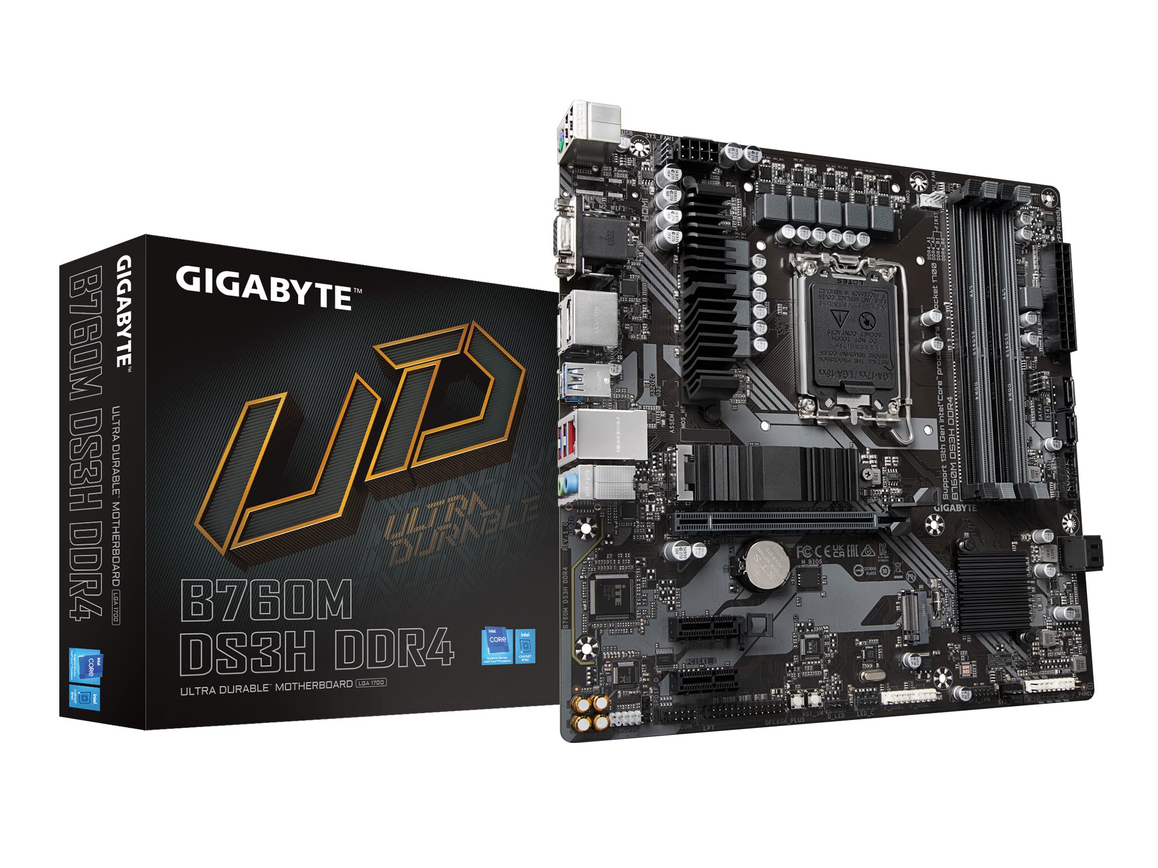 GIGABYTE B760M DS3H DDR4 scheda madre LGA 1700