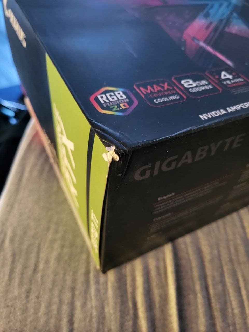 GIGABYTE AORUS RTX 3070 Ti scheda video 8GB GDDR6X