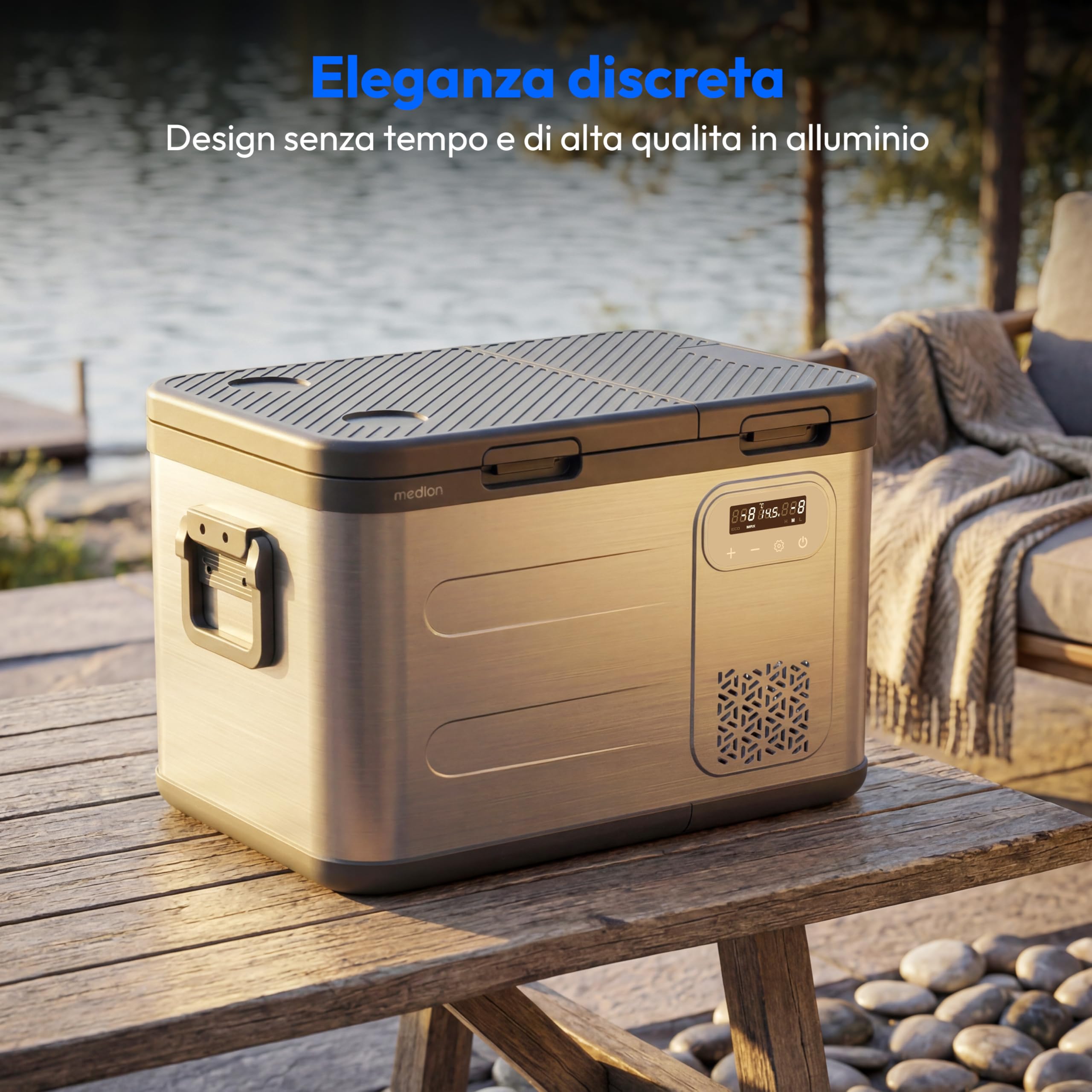 Medion MD370026 frigo portatile 36L doppia zona -20°C