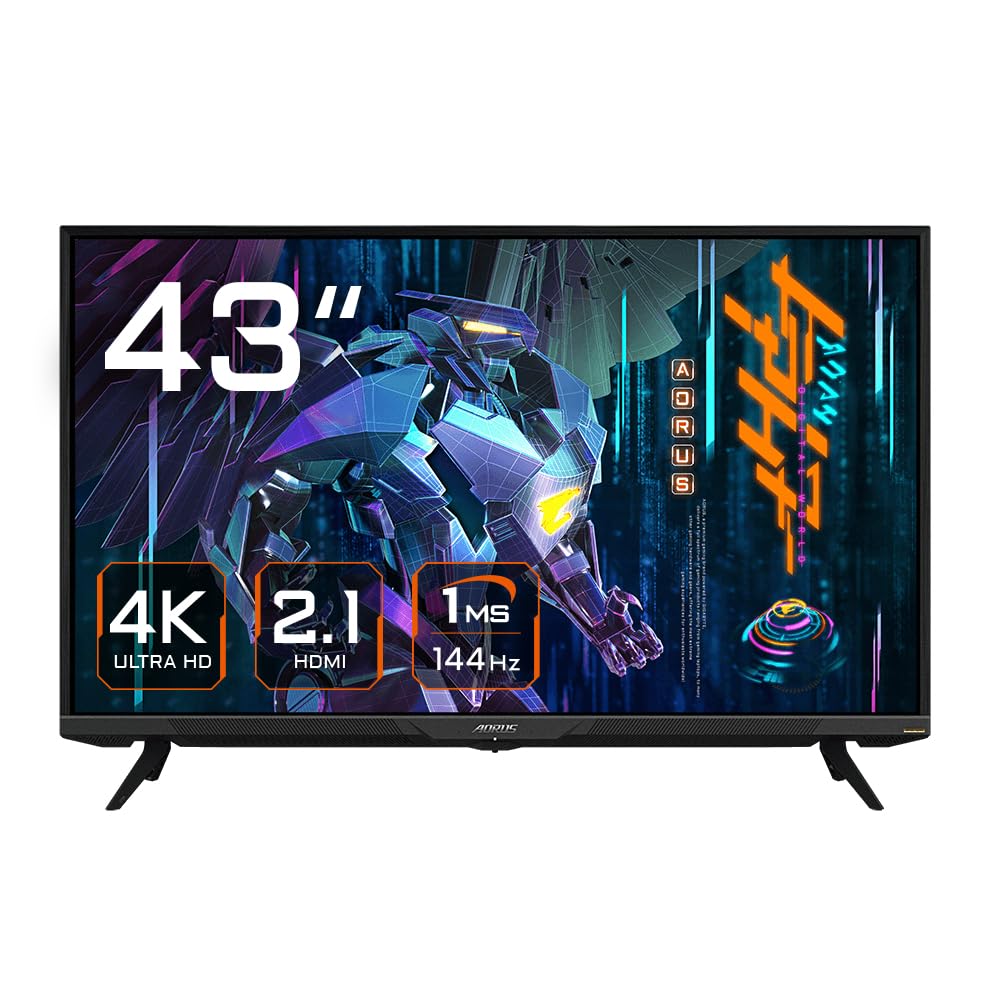 GIGABYTE AORUS FV43U monitor gaming 43 pollici 4K 144Hz