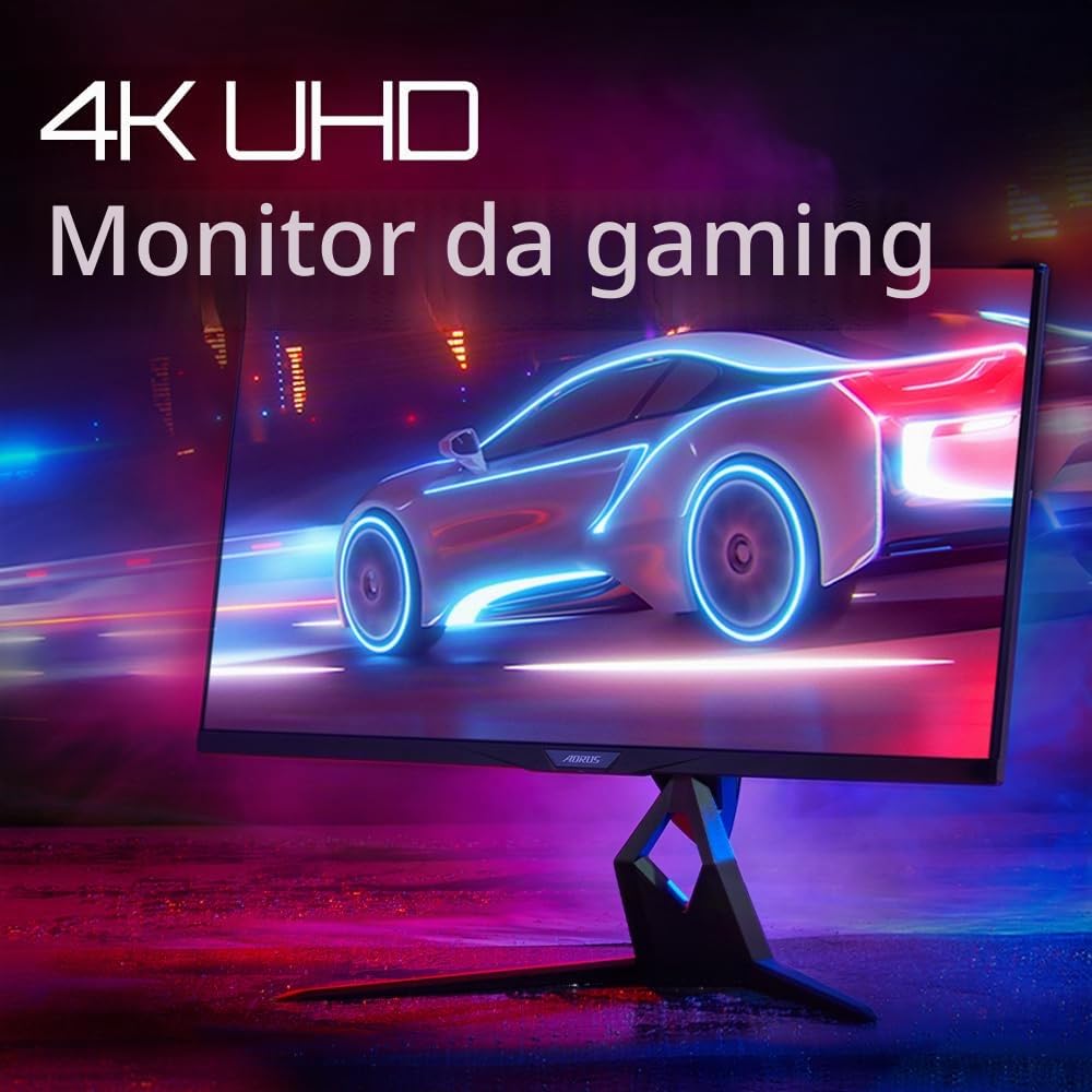 Gigabyte Aorus FI32U Classic monitor gaming 4K 31,5" 144Hz
