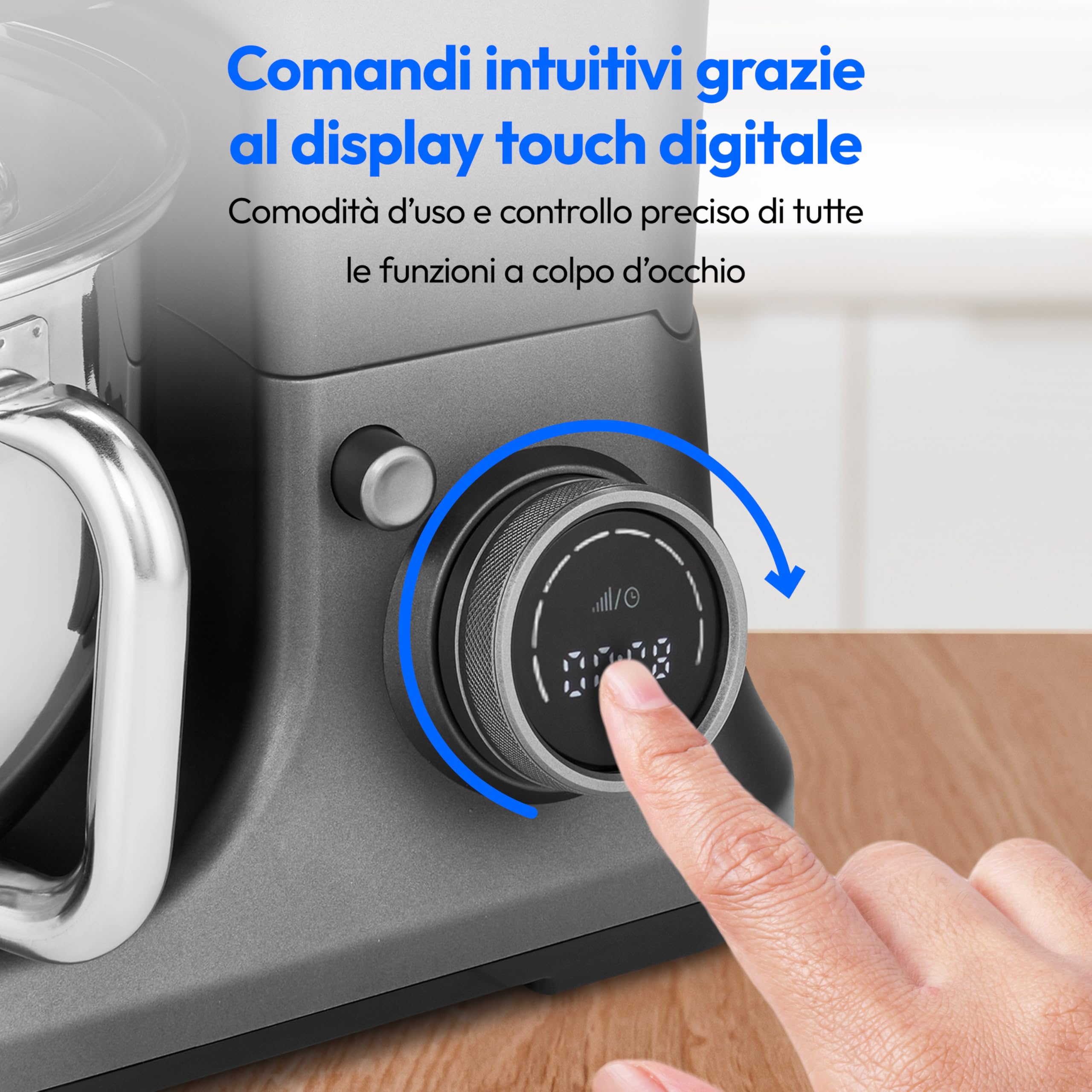 MEDION MD18420 robot da cucina 5 litri antracite gelato