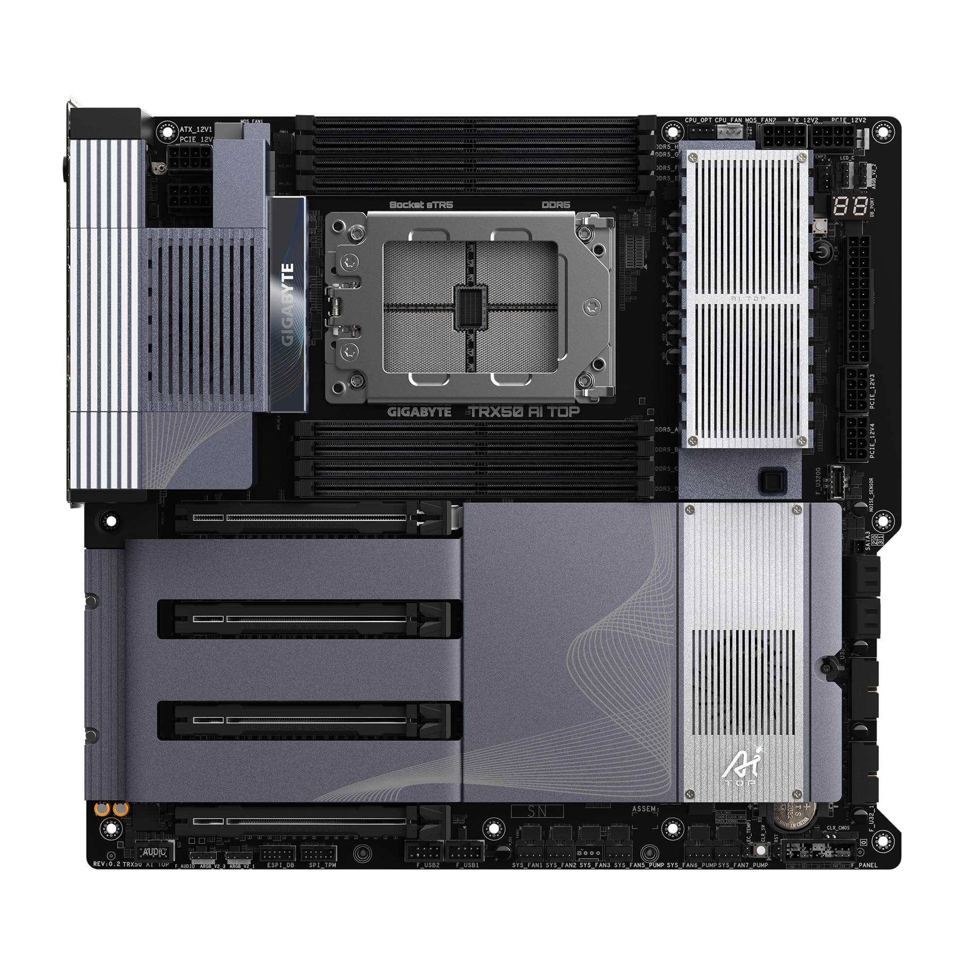 GIGABYTE TRX50 AI TOP scheda madre sTR5 Wi-Fi 7