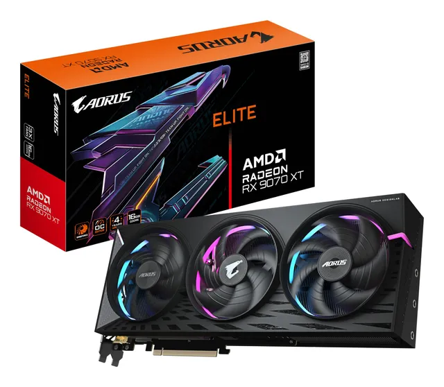 GIGABYTE AORUS Radeon RX 9070 XT ELITE 16G Scheda Video 16GB GDDR6
