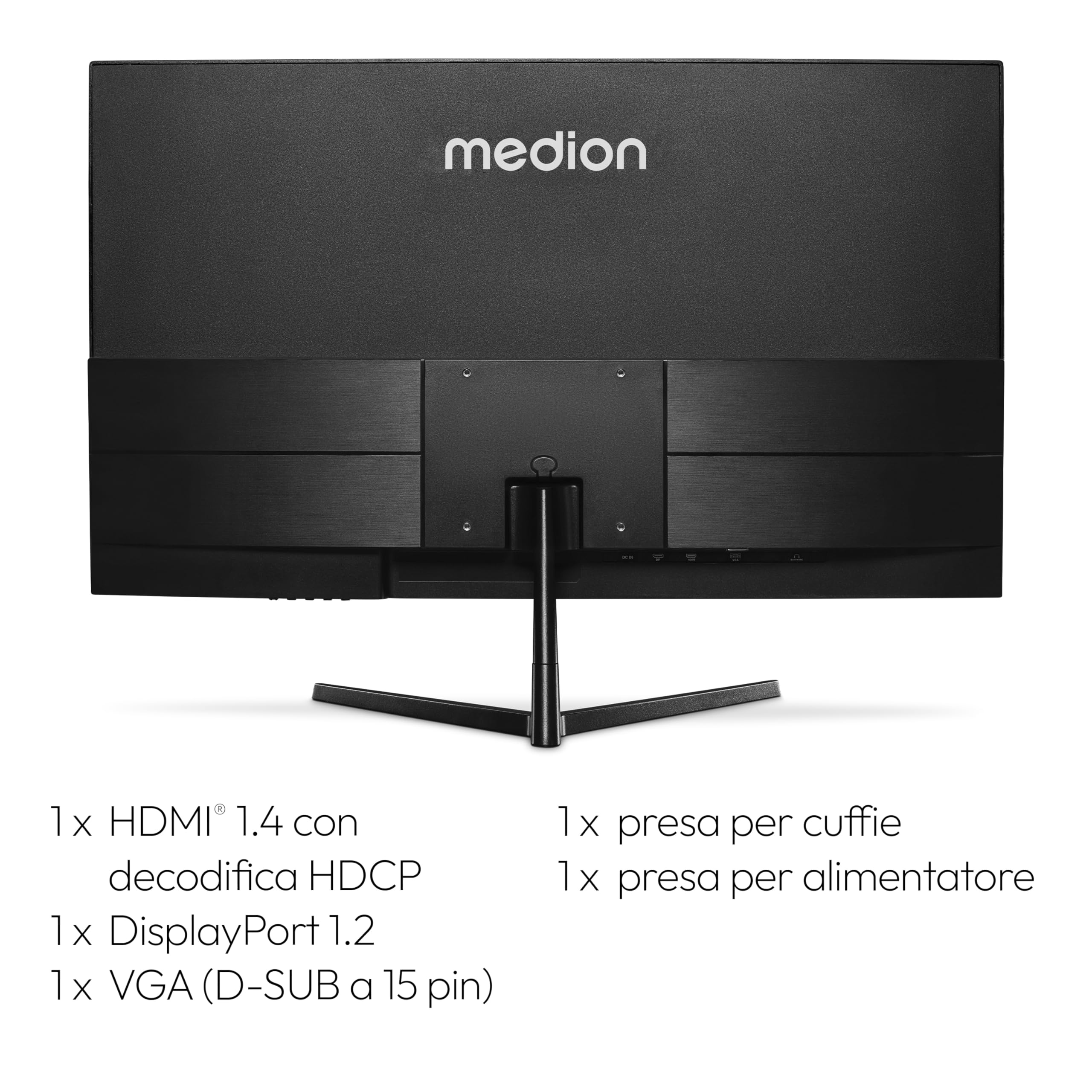 MEDION P52726 MD20154 Monitor 27" Full HD Nero HDR