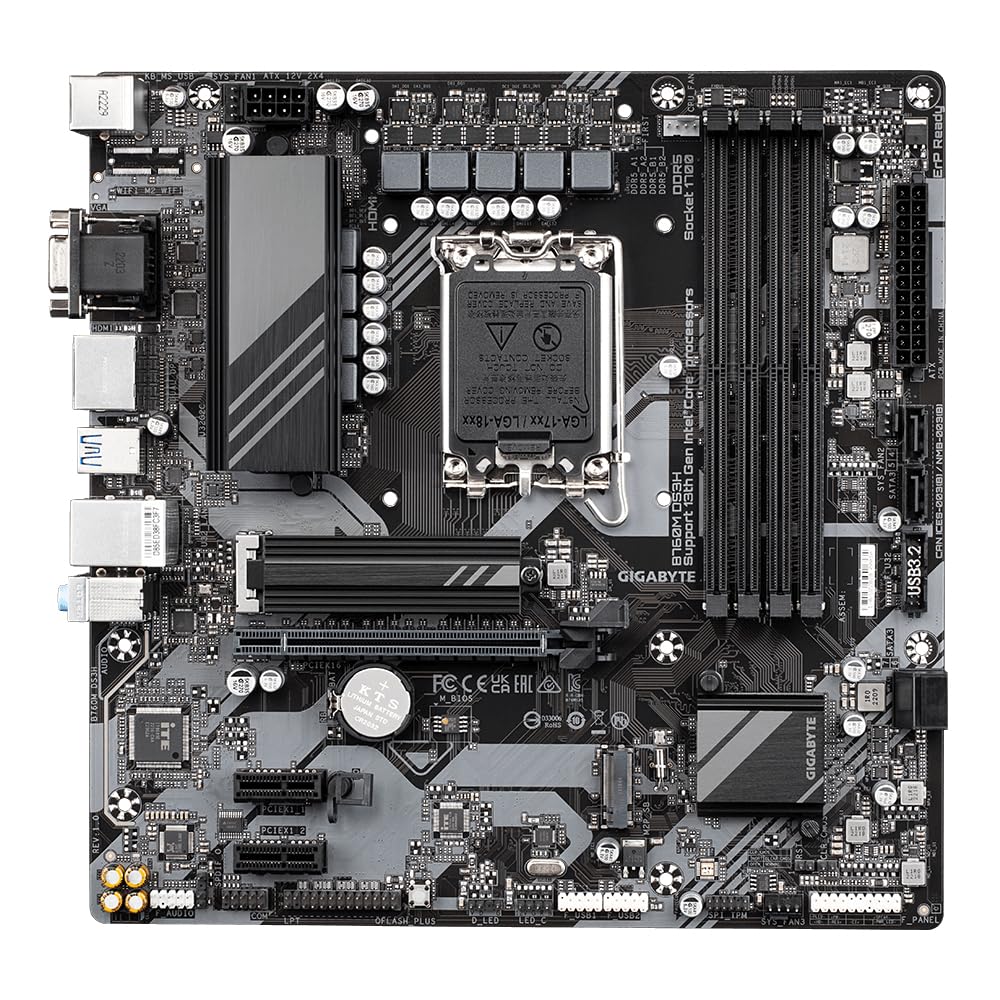 GIGABYTE B760M DS3H scheda madre DDR5 LGA 1700