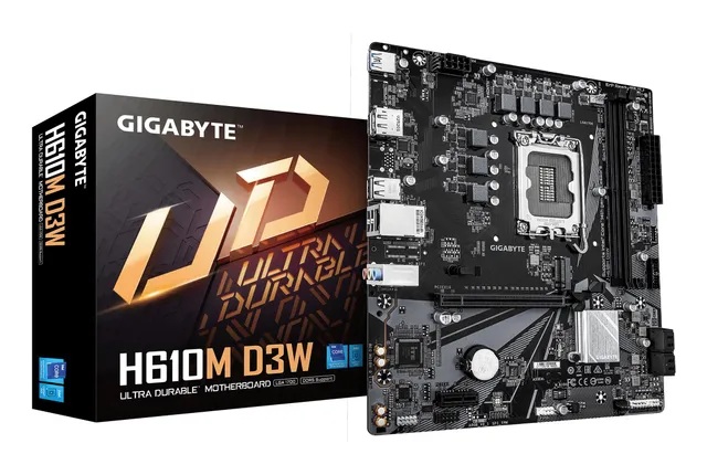 GIGABYTE H610M D3W scheda madre LGA1700 DDR5 M.2
