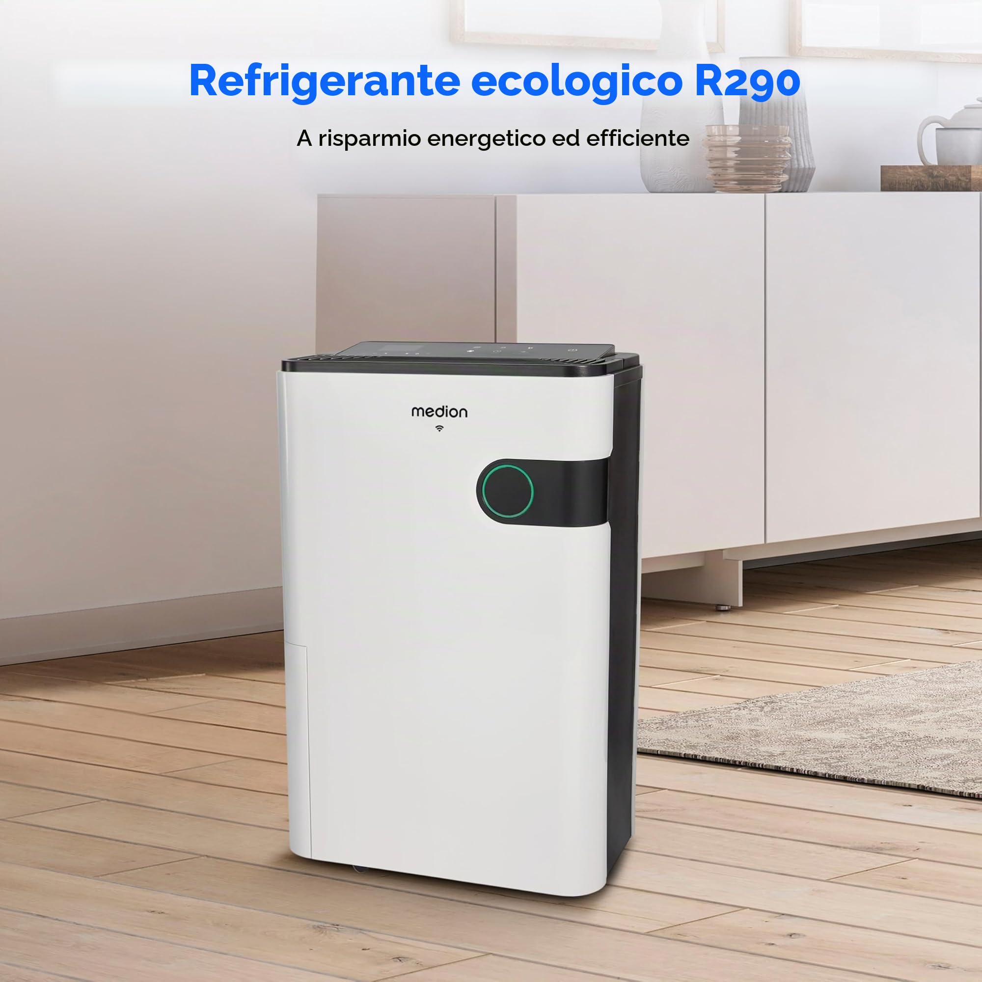 MEDION Smart deumidificatore 5L 24L giorno per 40mq