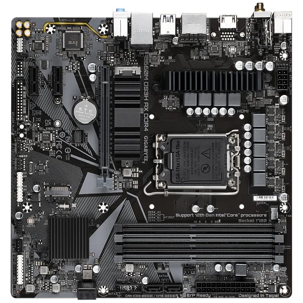 Gigabyte B660M DS3H AX DDR4 scheda madre WiFi 6