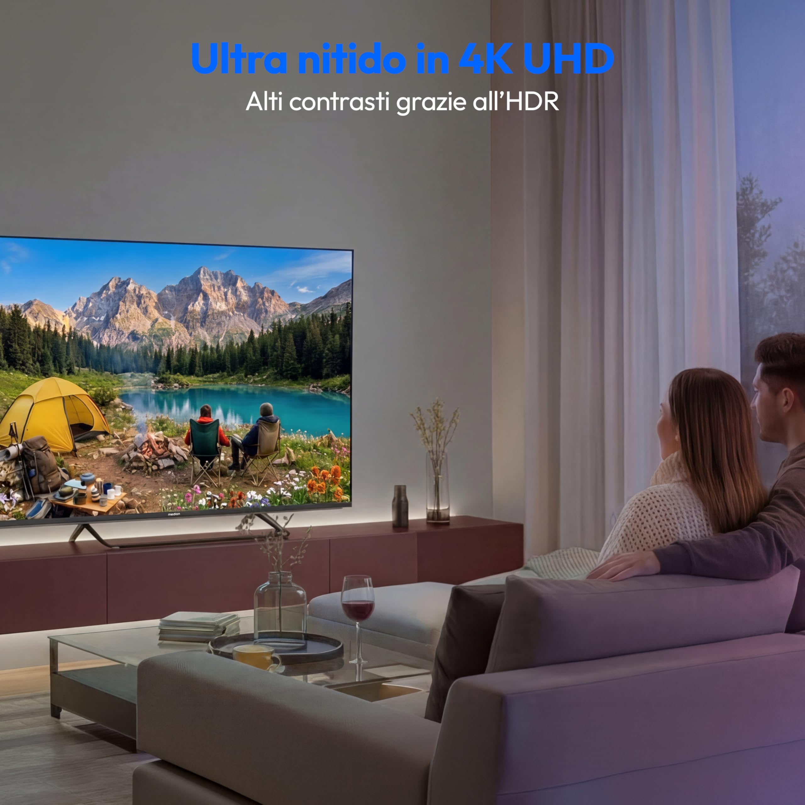 MEDION MD855302 smart TV 55 pollici 4K Dolby Vision