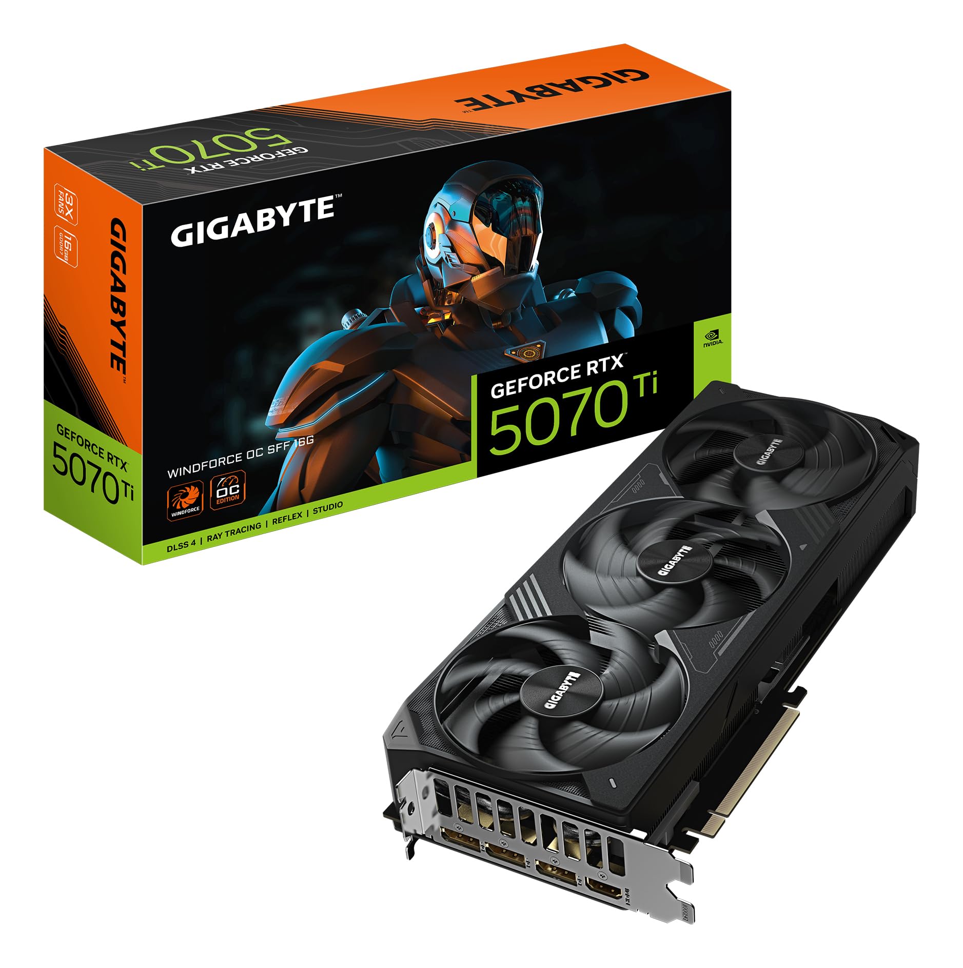GIGABYTE WINDFORCE OC RTX 5070 Ti scheda grafica 16GB GDDR7