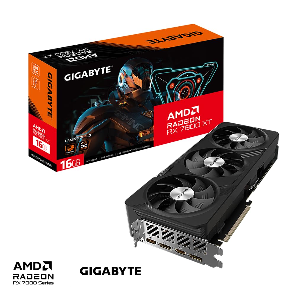 Gigabyte Gaming OC RX 7800 XT scheda video 16GB GDDR6